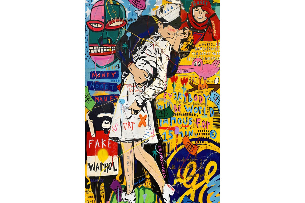 V-J Day Street Kiss-Wall_Art-Pixalot