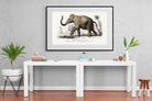Pixalot Vintage Elephant Illustration