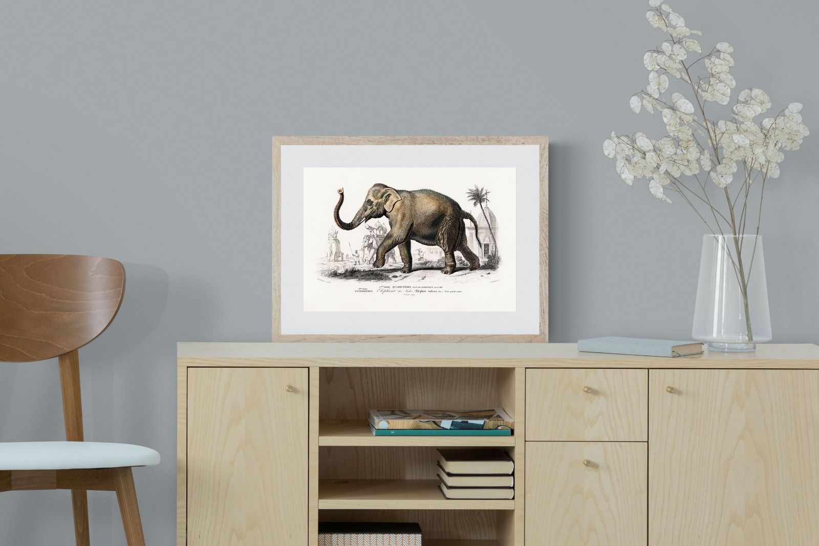 Pixalot Vintage Elephant Illustration