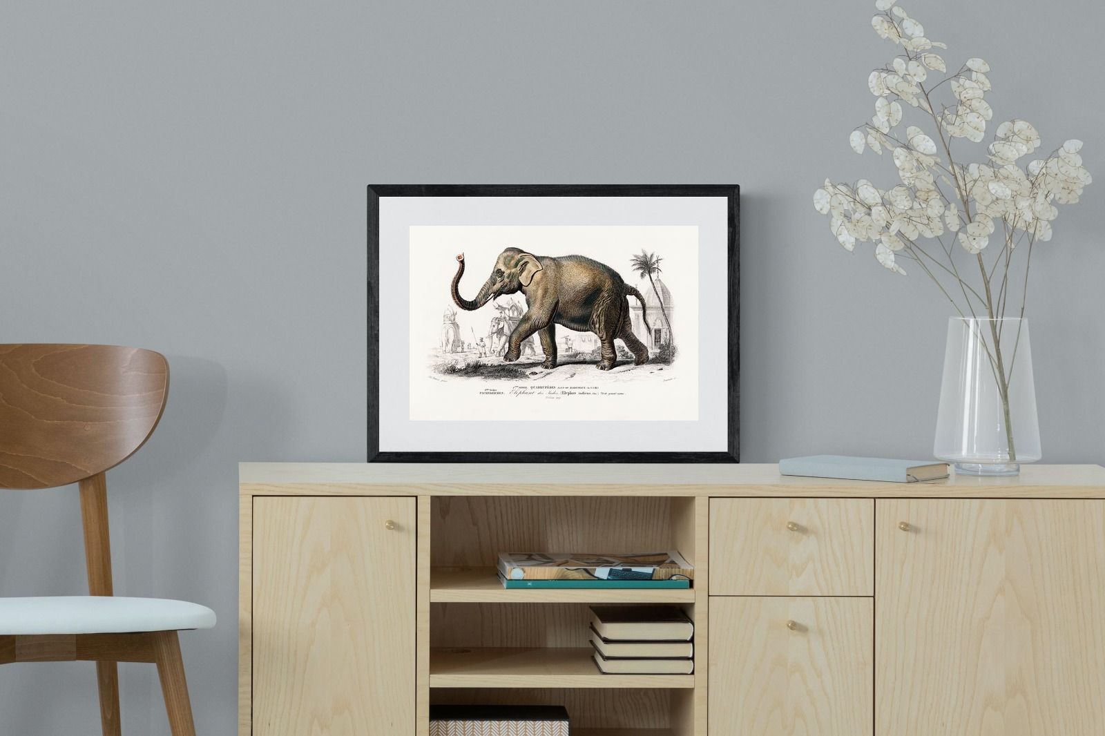 Pixalot Vintage Elephant Illustration