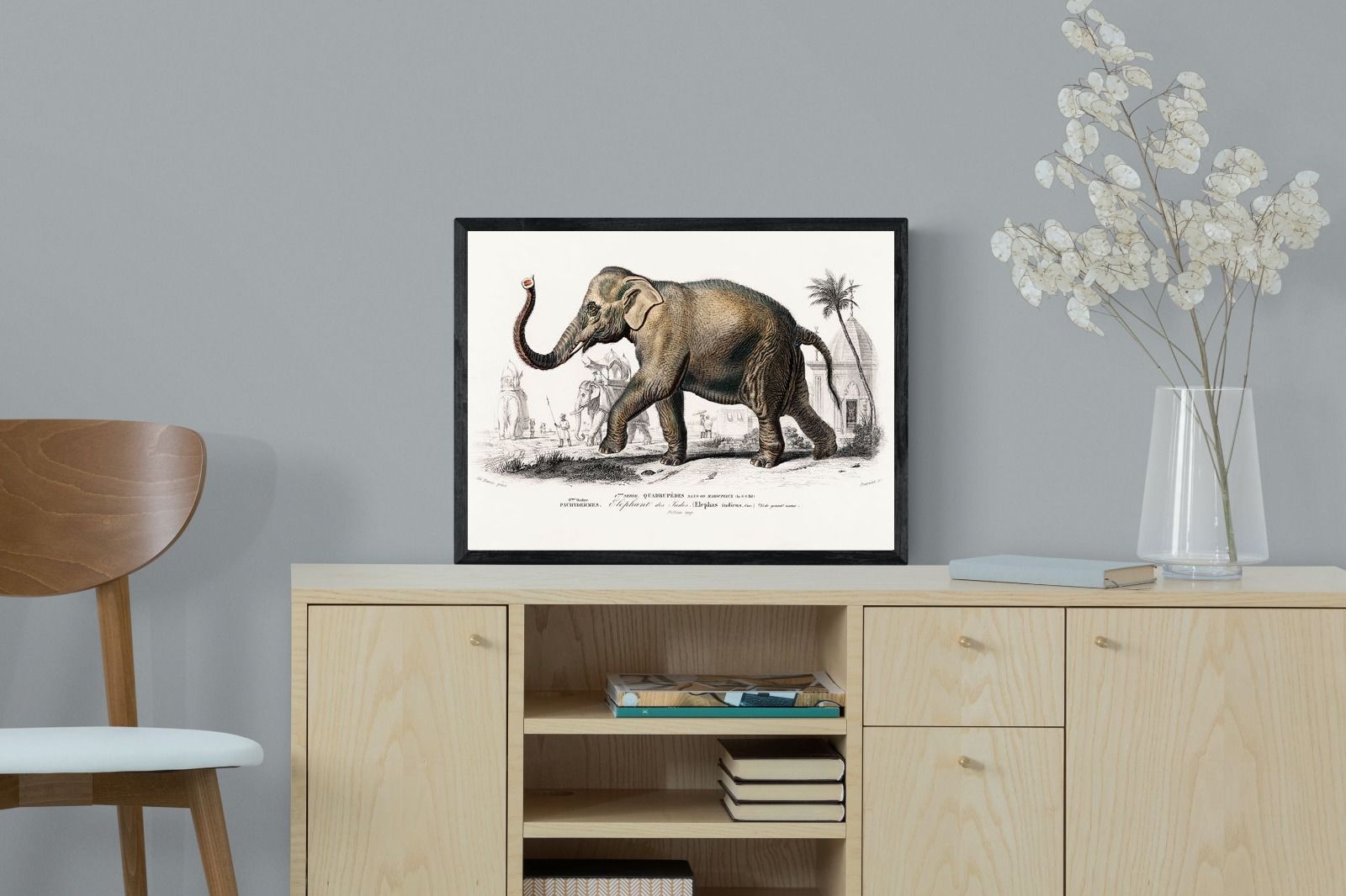 Pixalot Vintage Elephant Illustration