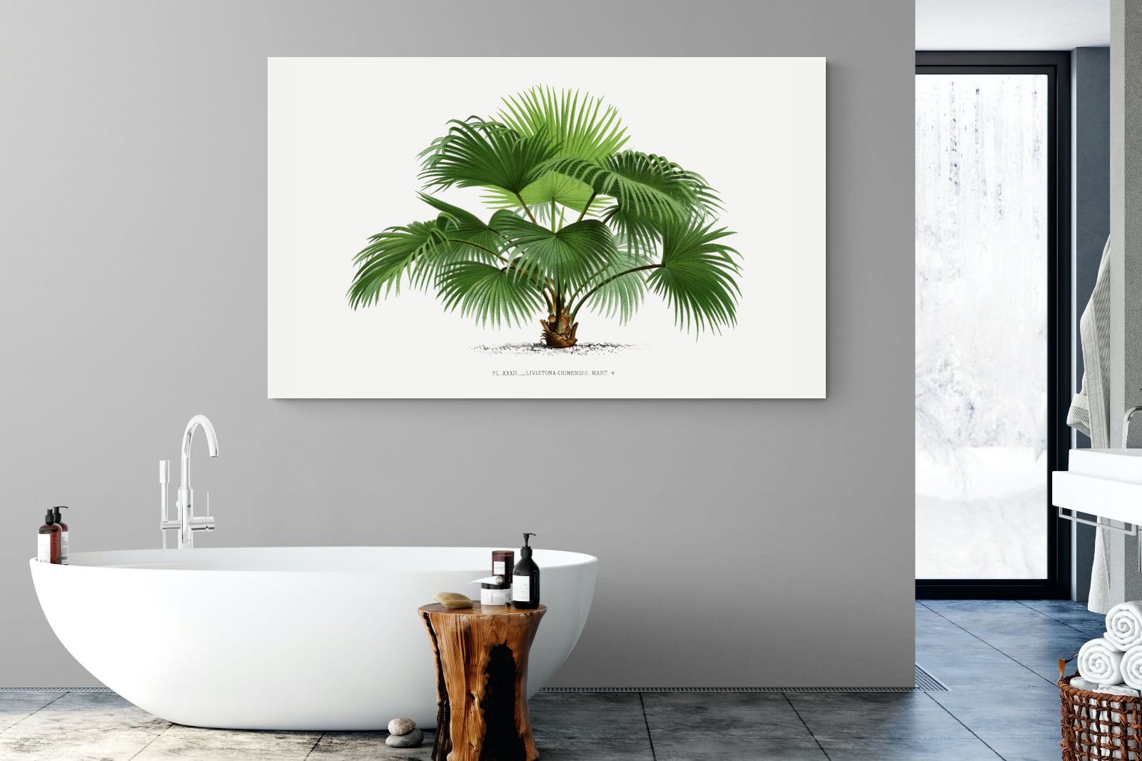 Pixalot Vintage Palm Illustration #1