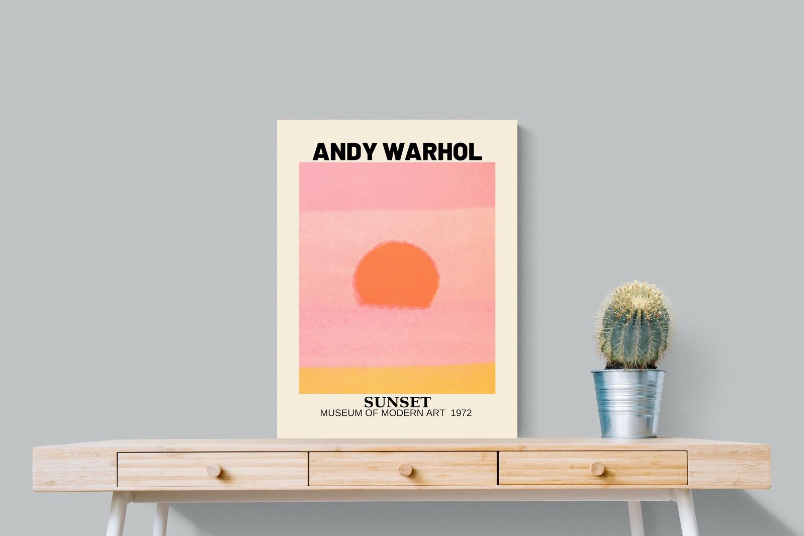 Pixalot Warhol Exhibition Poster