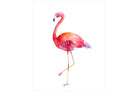 Watercolour Flamingo #2-Wall_Art-Pixalot