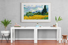 Pixalot Wheat Field with Cypresses