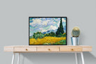 Pixalot Wheat Field with Cypresses