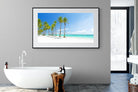 White Sand-Wall_Art-180 x 110cm-Framed Print-Black-Pixalot