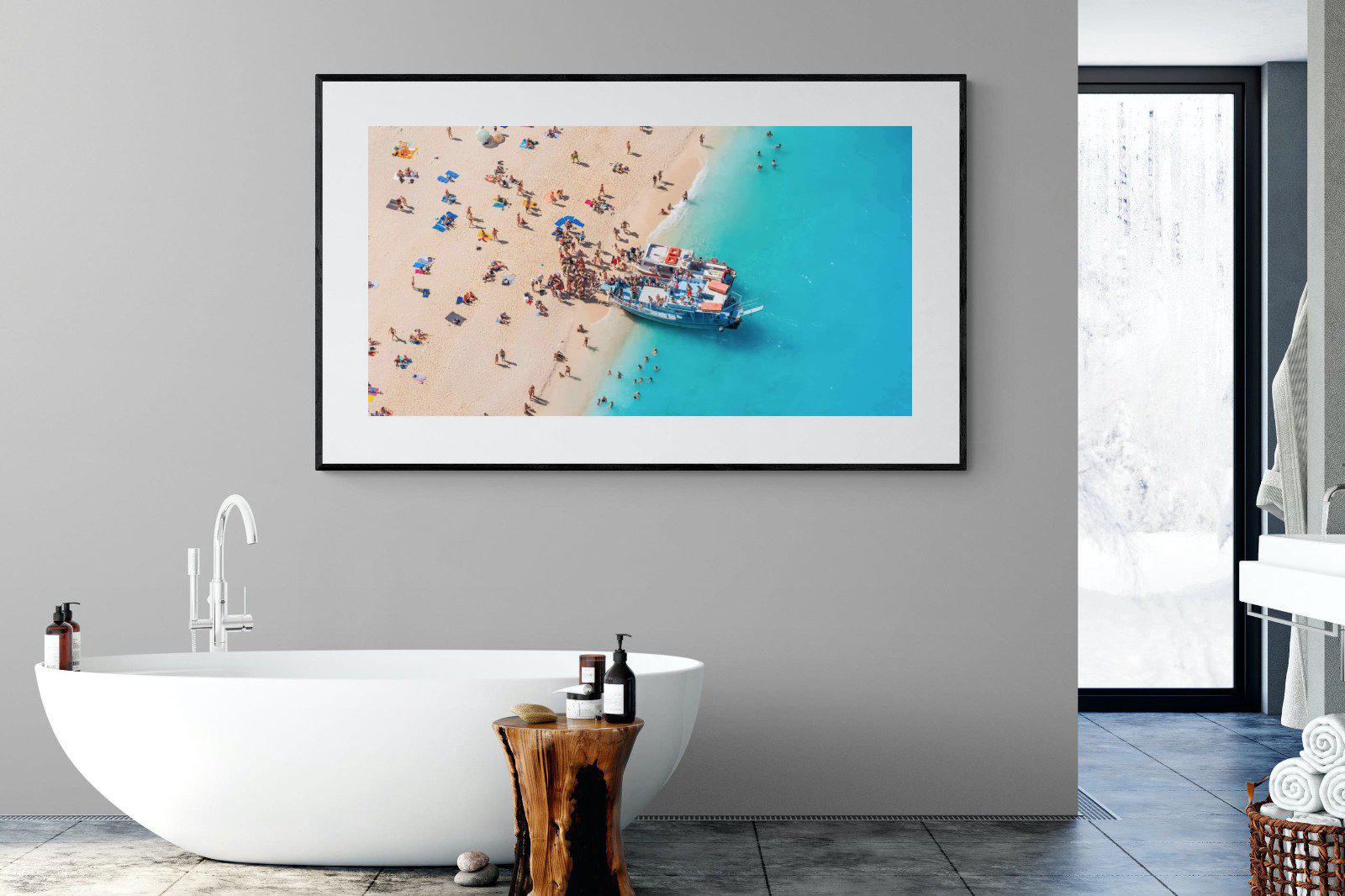 Zakynthos-Wall_Art-180 x 110cm-Framed Print-Black-Pixalot