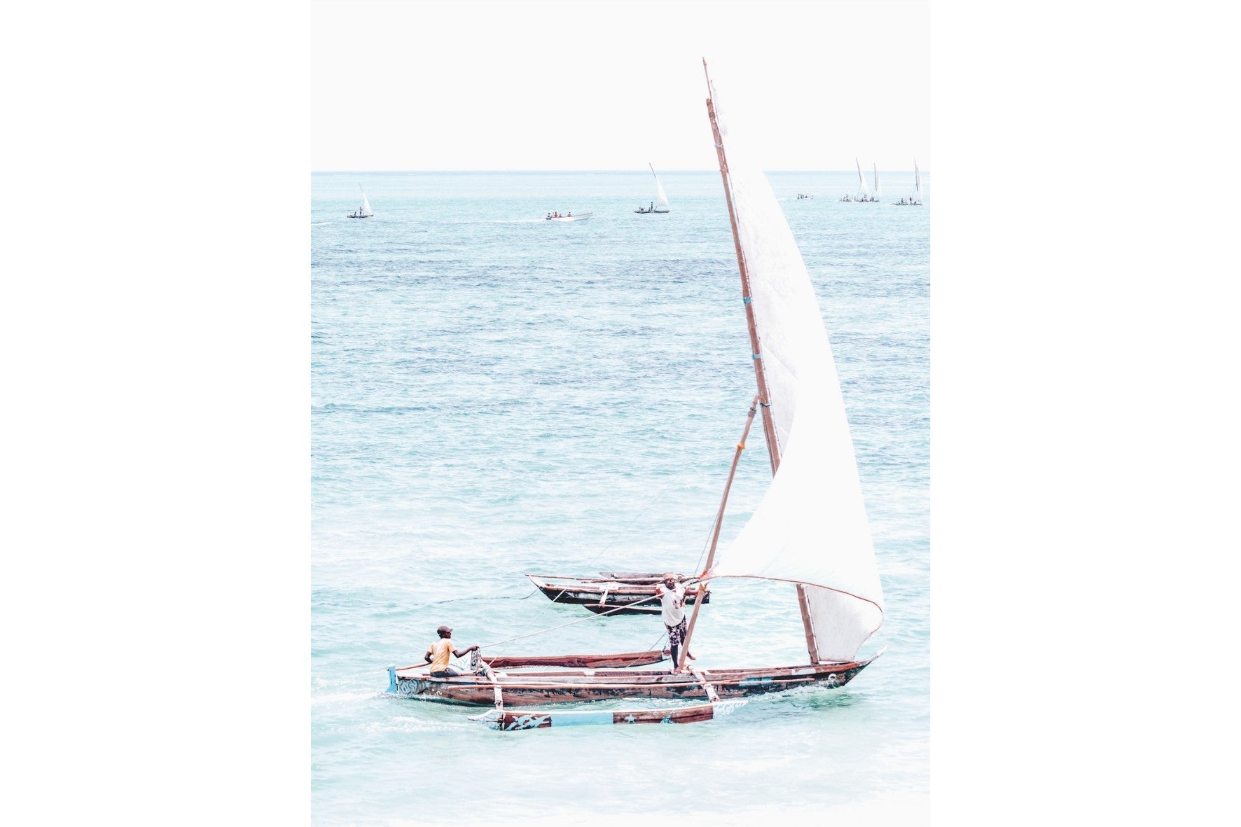 Zanzibar Dhow Fleet-Wall_Art-Pixalot