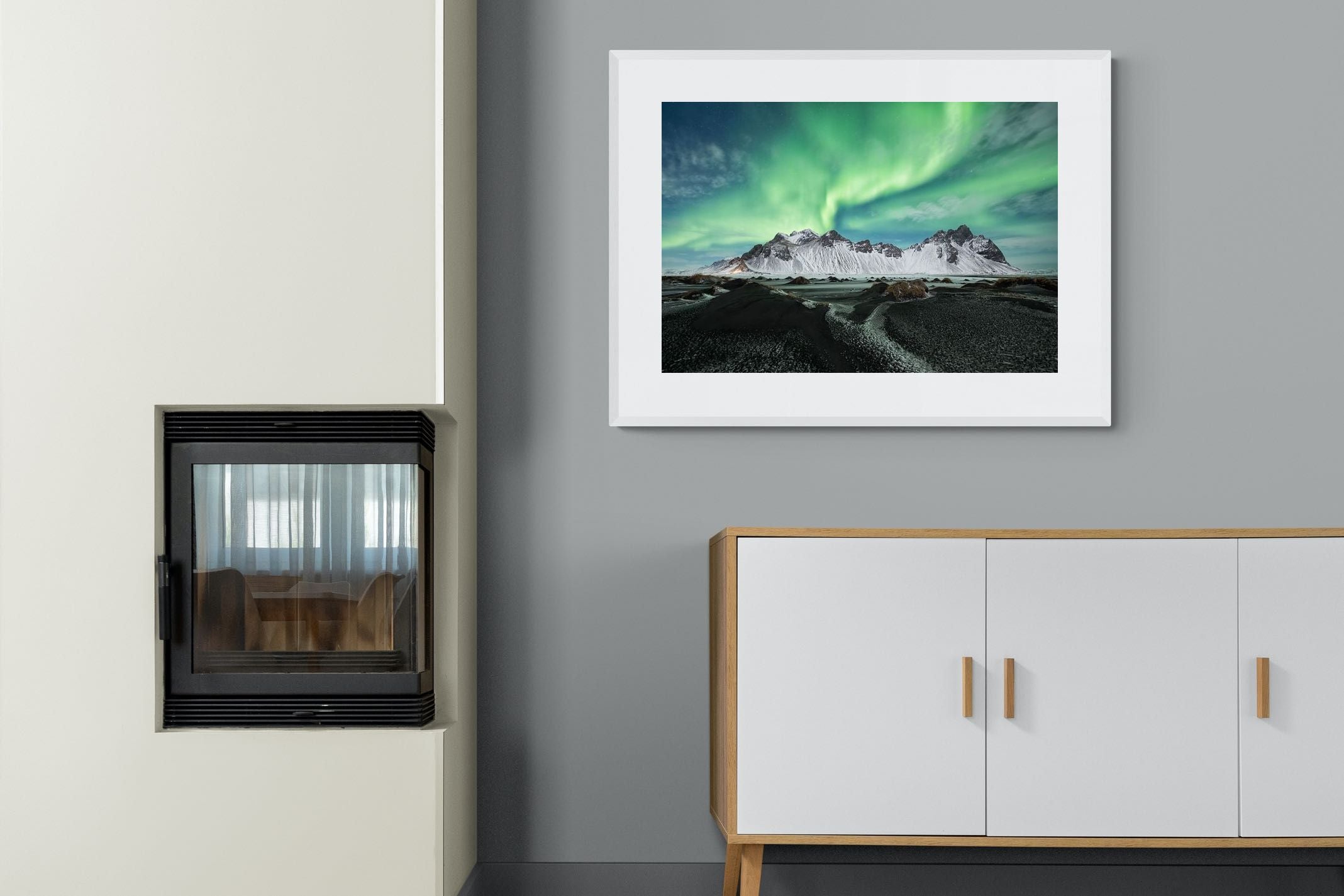Pixalot Aurora Over Ice