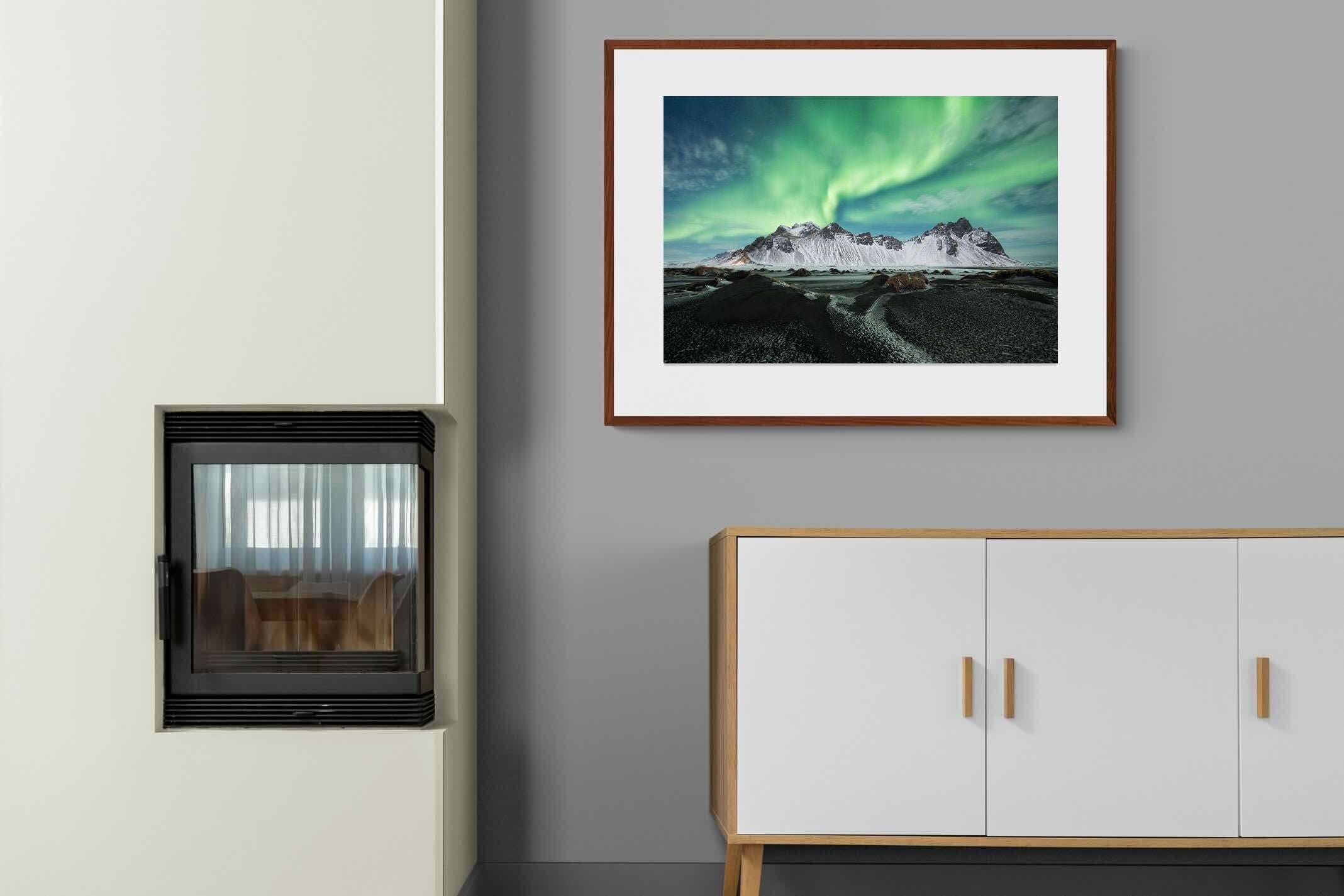 Pixalot Aurora Over Ice