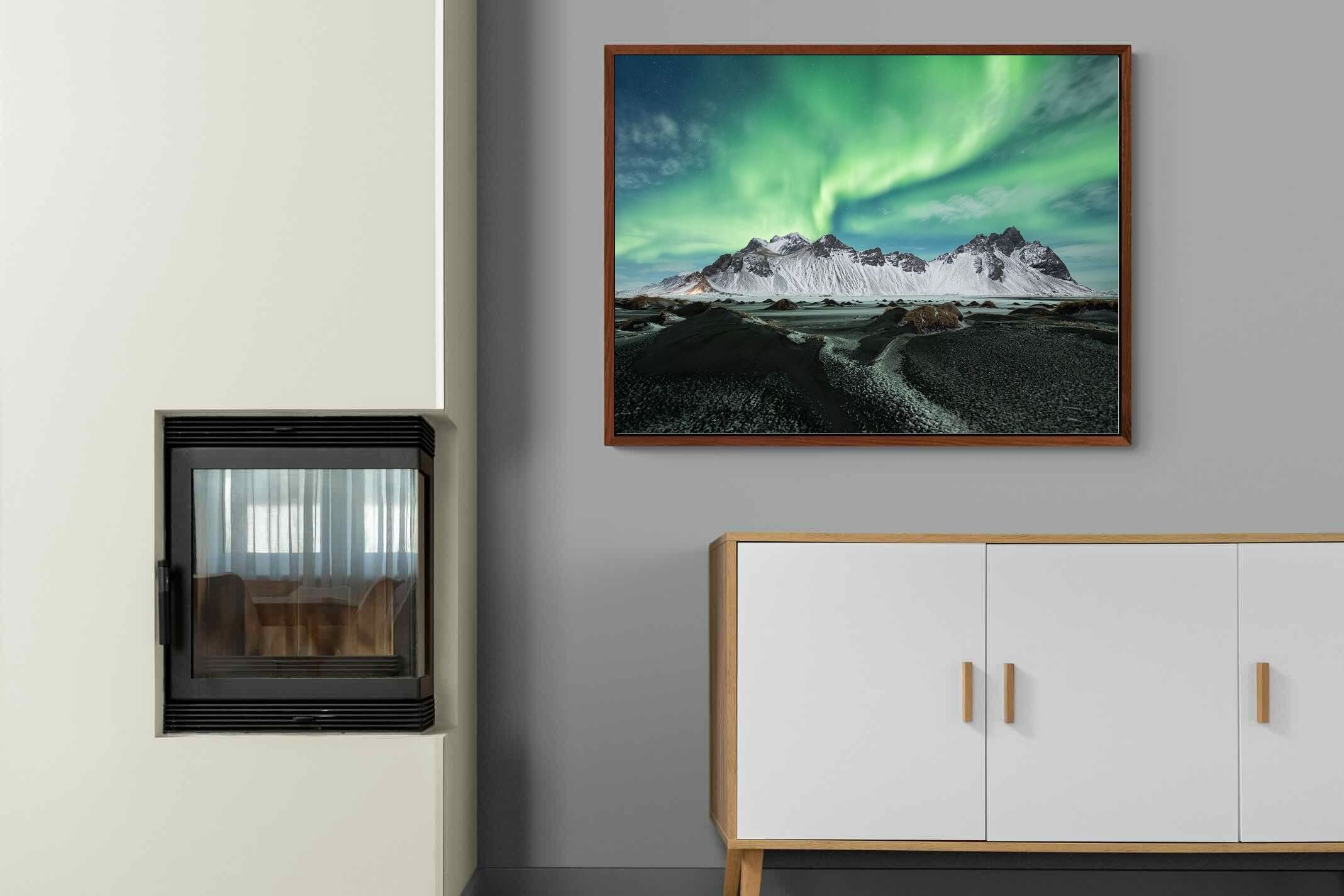 Pixalot Aurora Over Ice