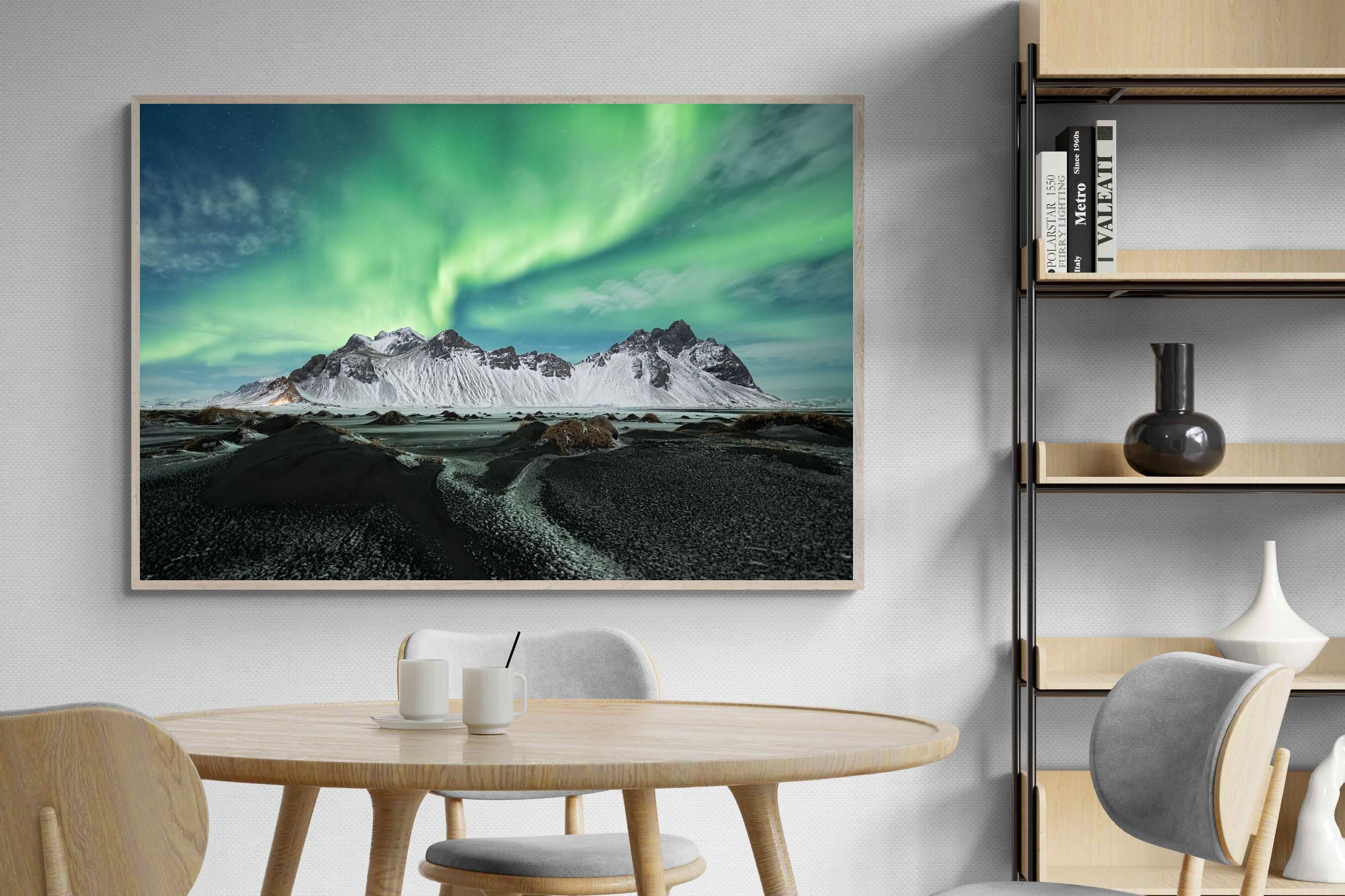 Pixalot Aurora Over Ice