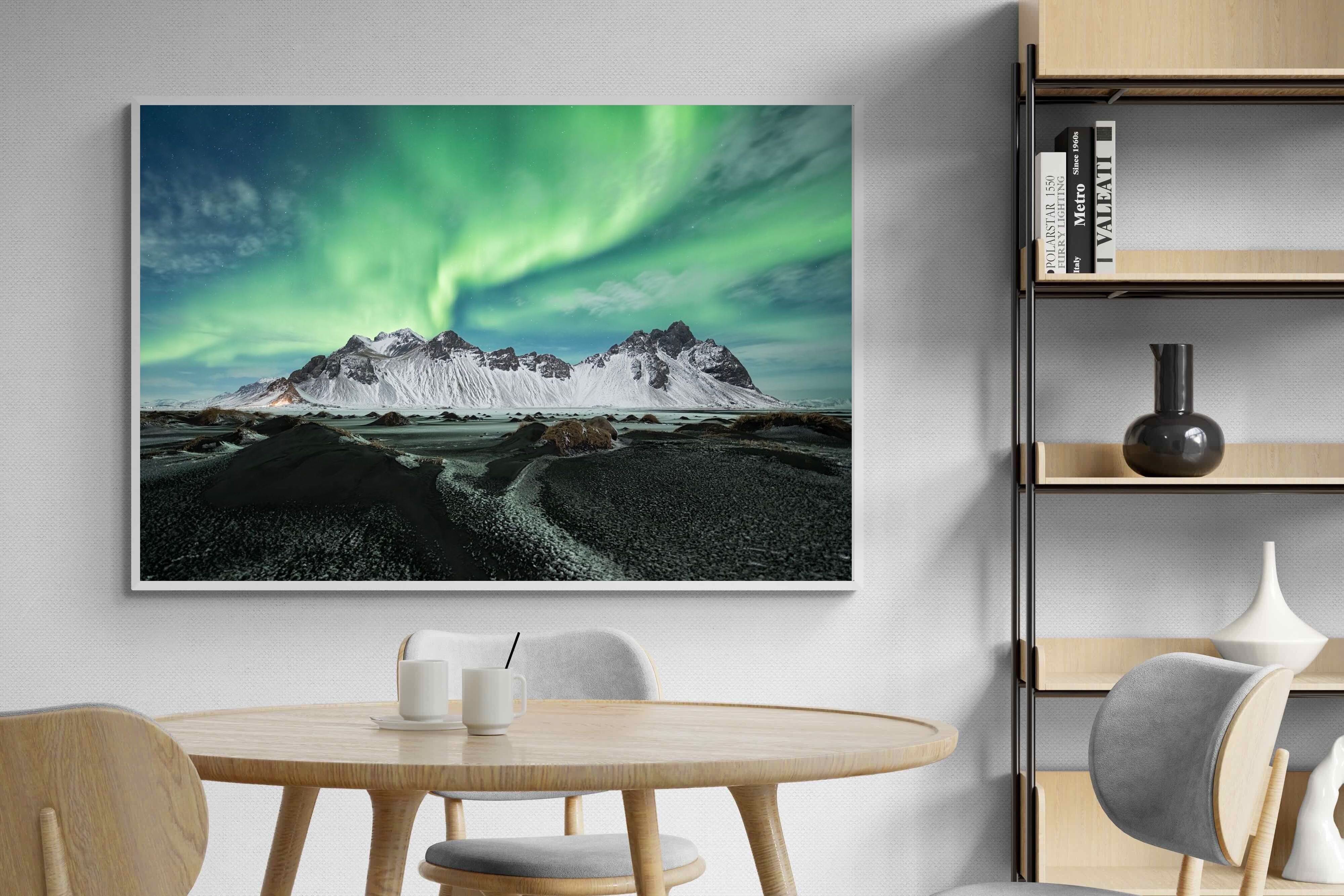 Pixalot Aurora Over Ice