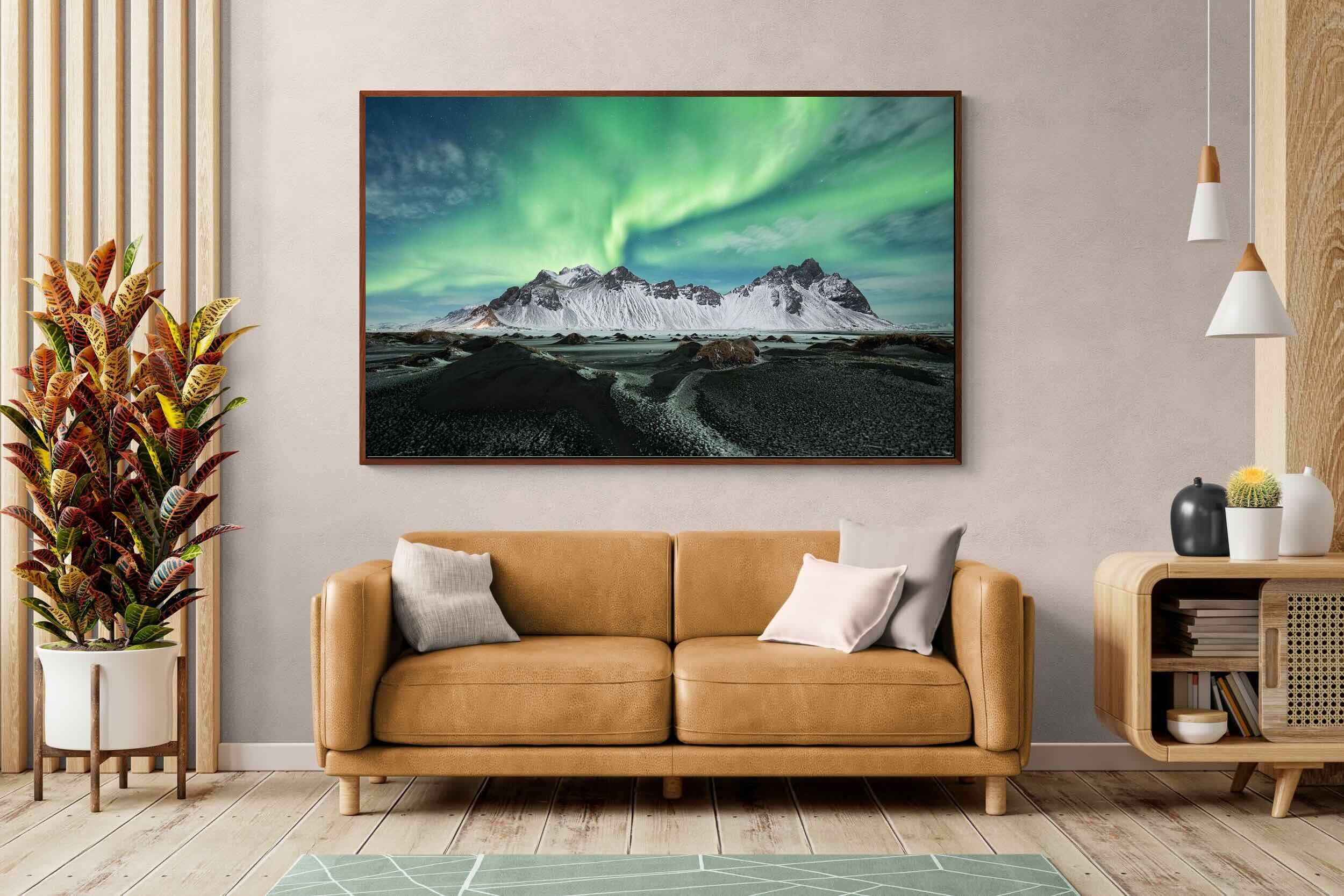 Pixalot Aurora Over Ice