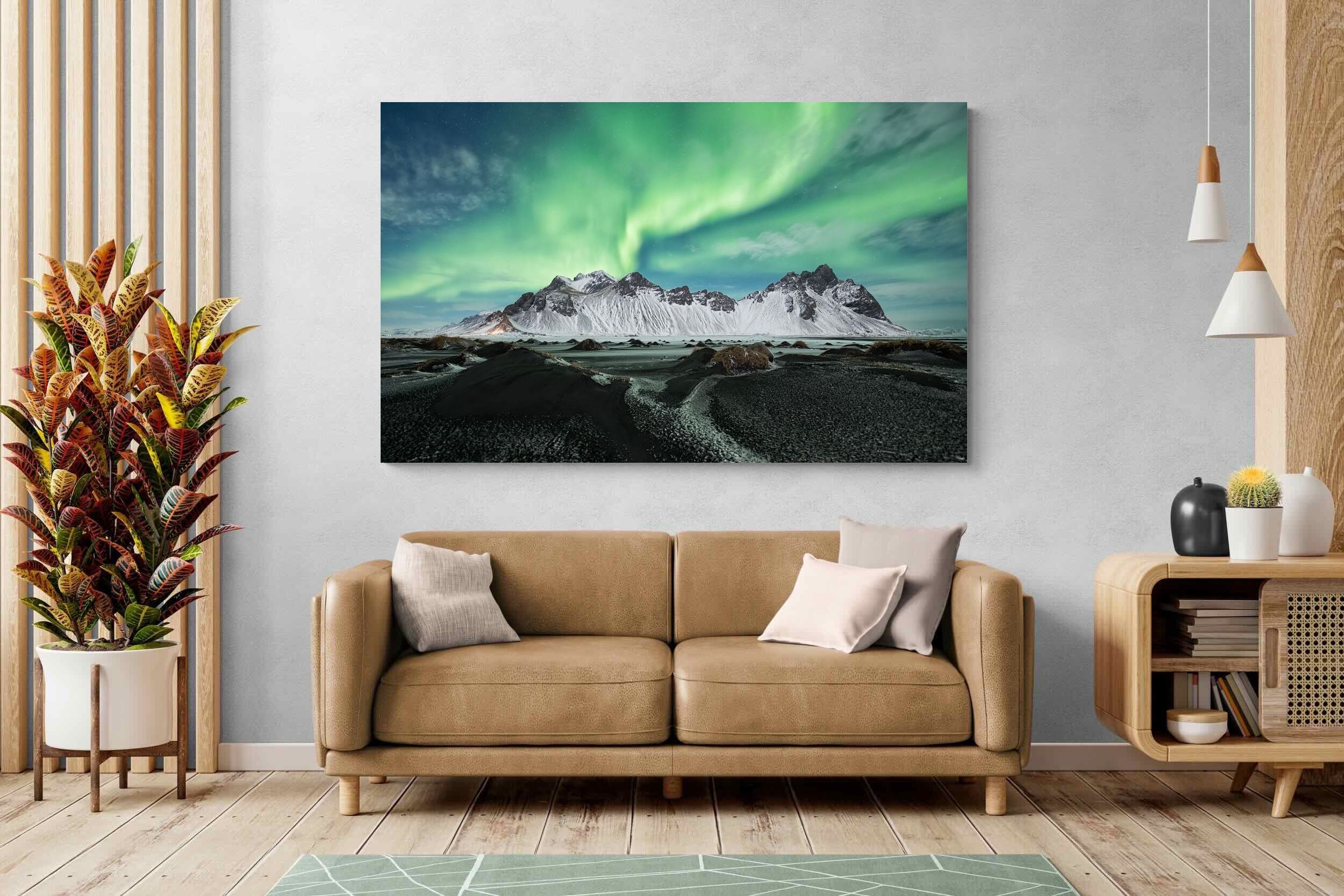 Pixalot Aurora Over Ice