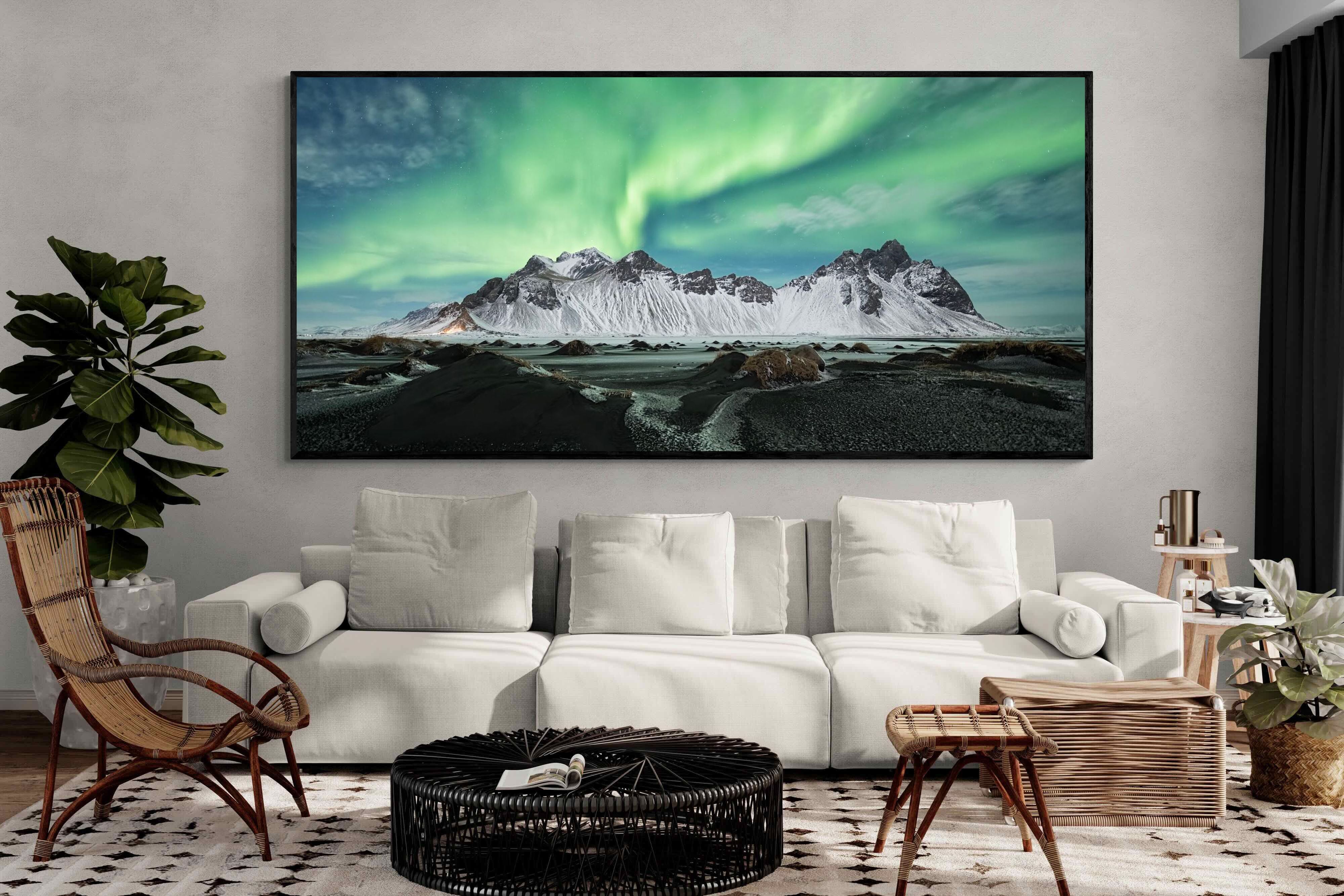 Pixalot Aurora Over Ice