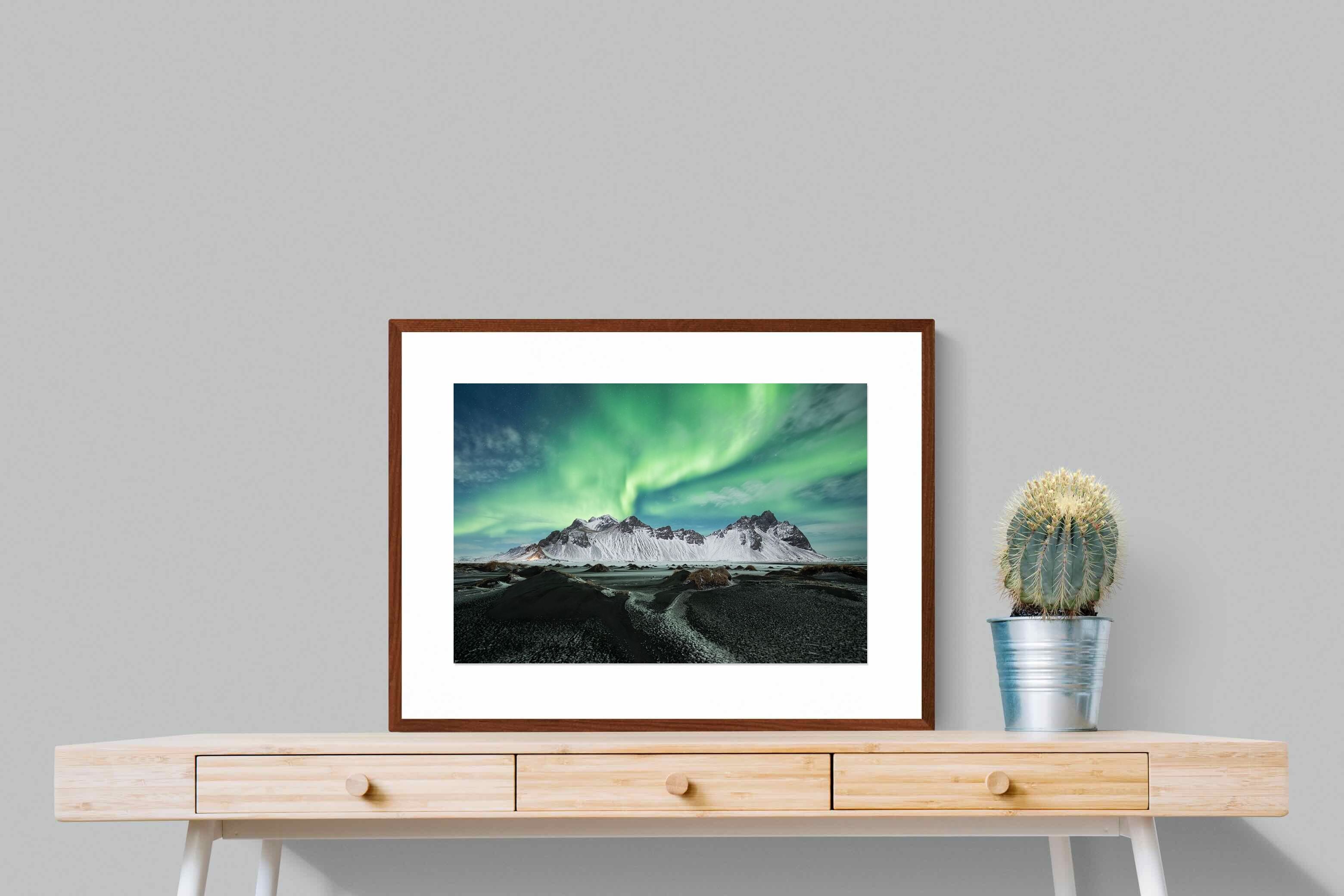 Pixalot Aurora Over Ice