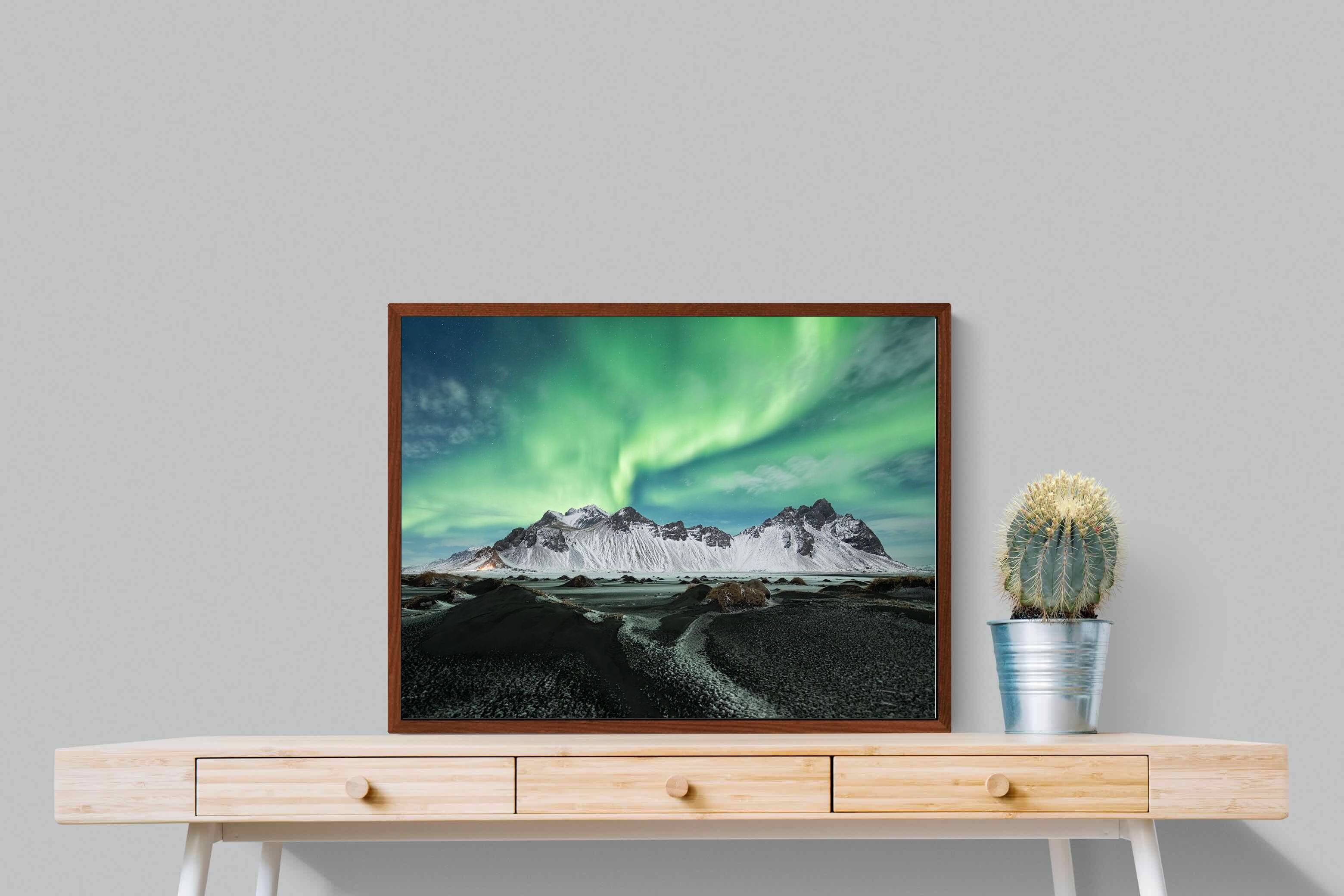 Pixalot Aurora Over Ice