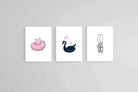 Ballet Set-Wall_Art-60 x 80cm (x3)-Mounted Canvas-No Frame-Pixalot