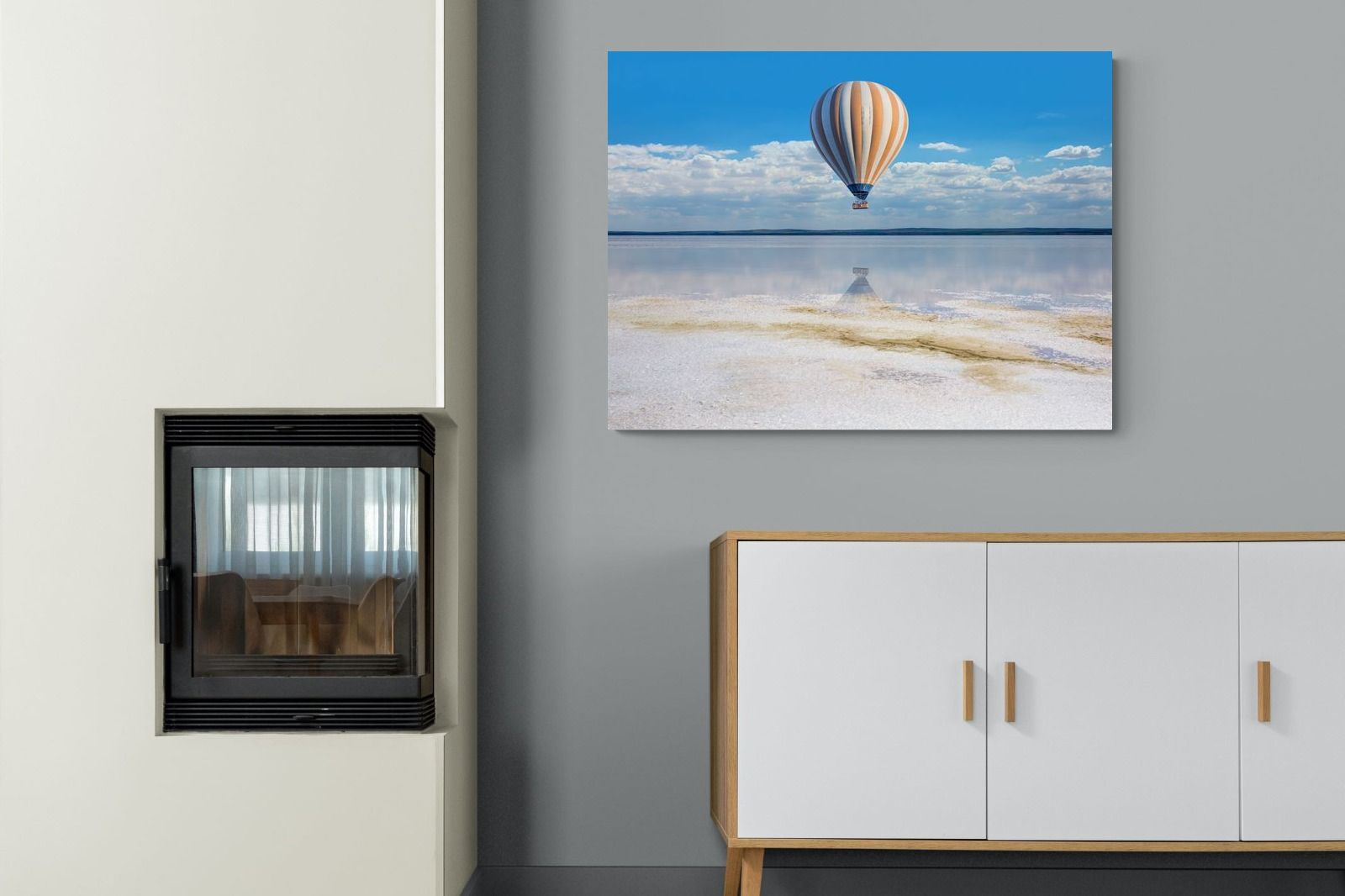 Pixalot Balloon Over the Salt Flats