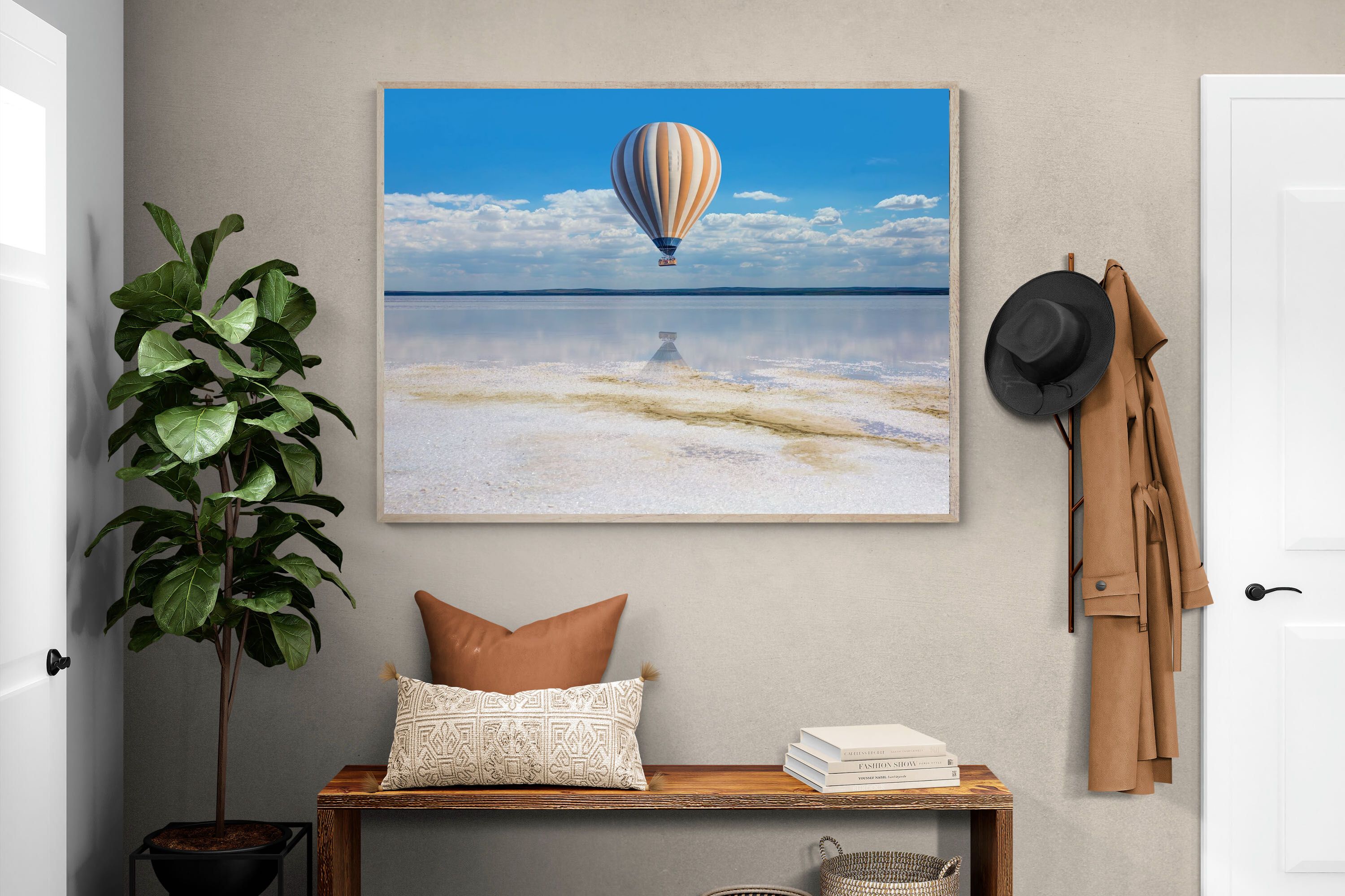 Pixalot Balloon Over the Salt Flats