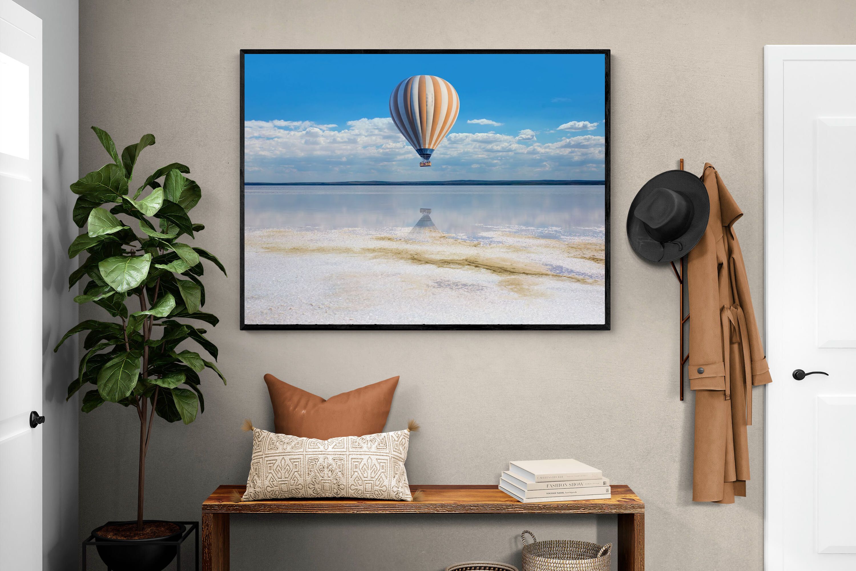 Pixalot Balloon Over the Salt Flats