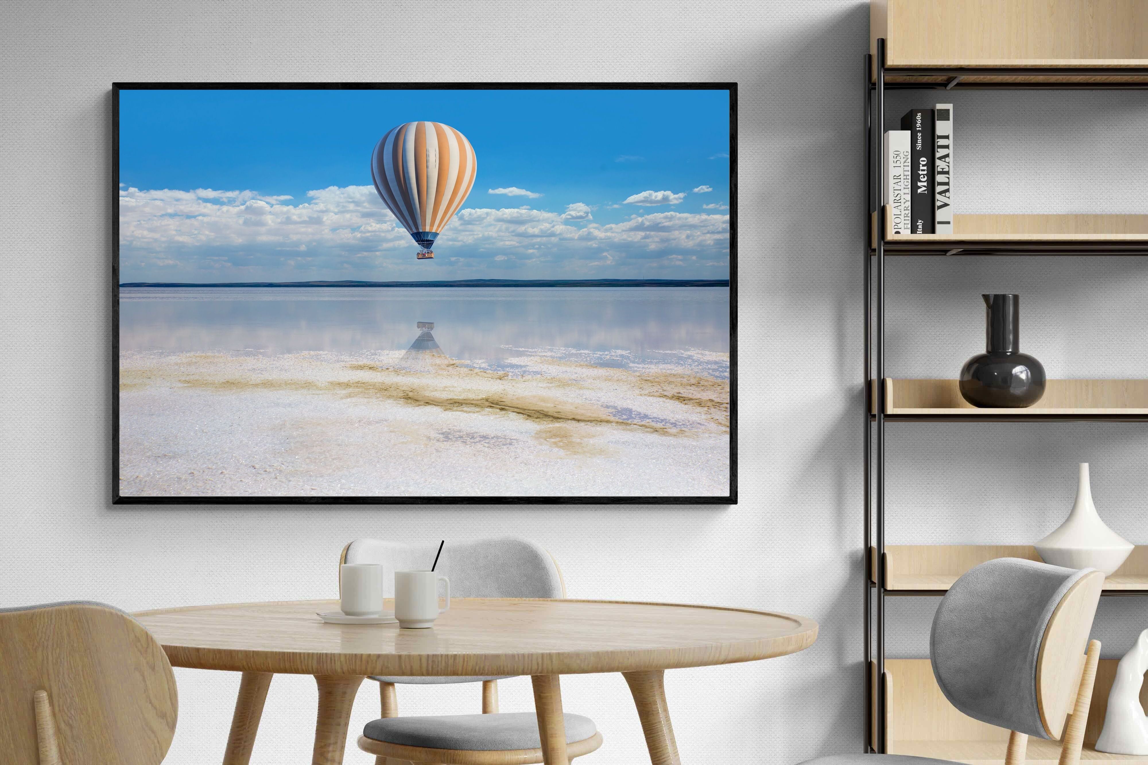 Pixalot Balloon Over the Salt Flats