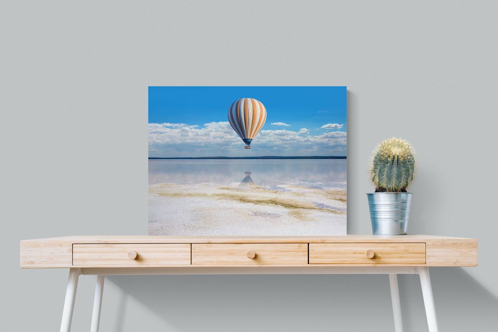 Pixalot Balloon Over the Salt Flats