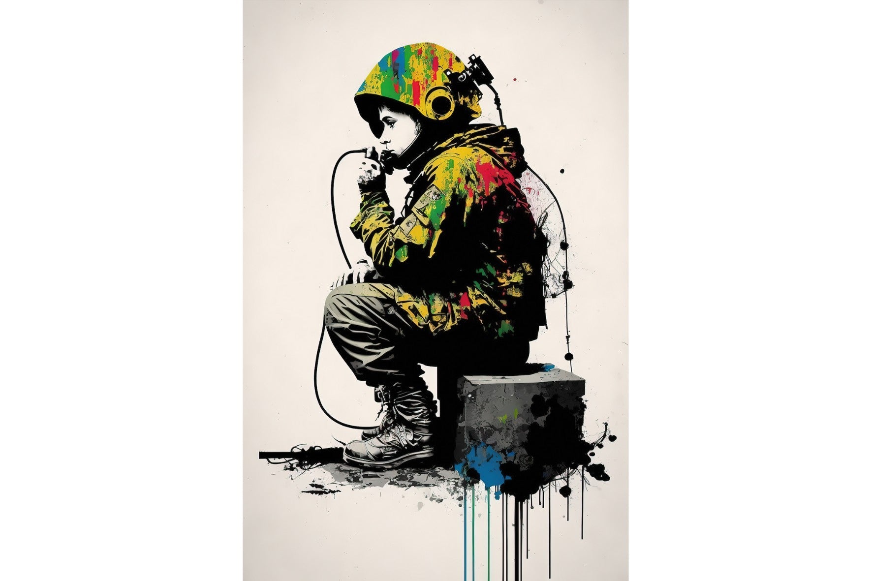 Banksy Astronaut-Wall_Art-Pixalot