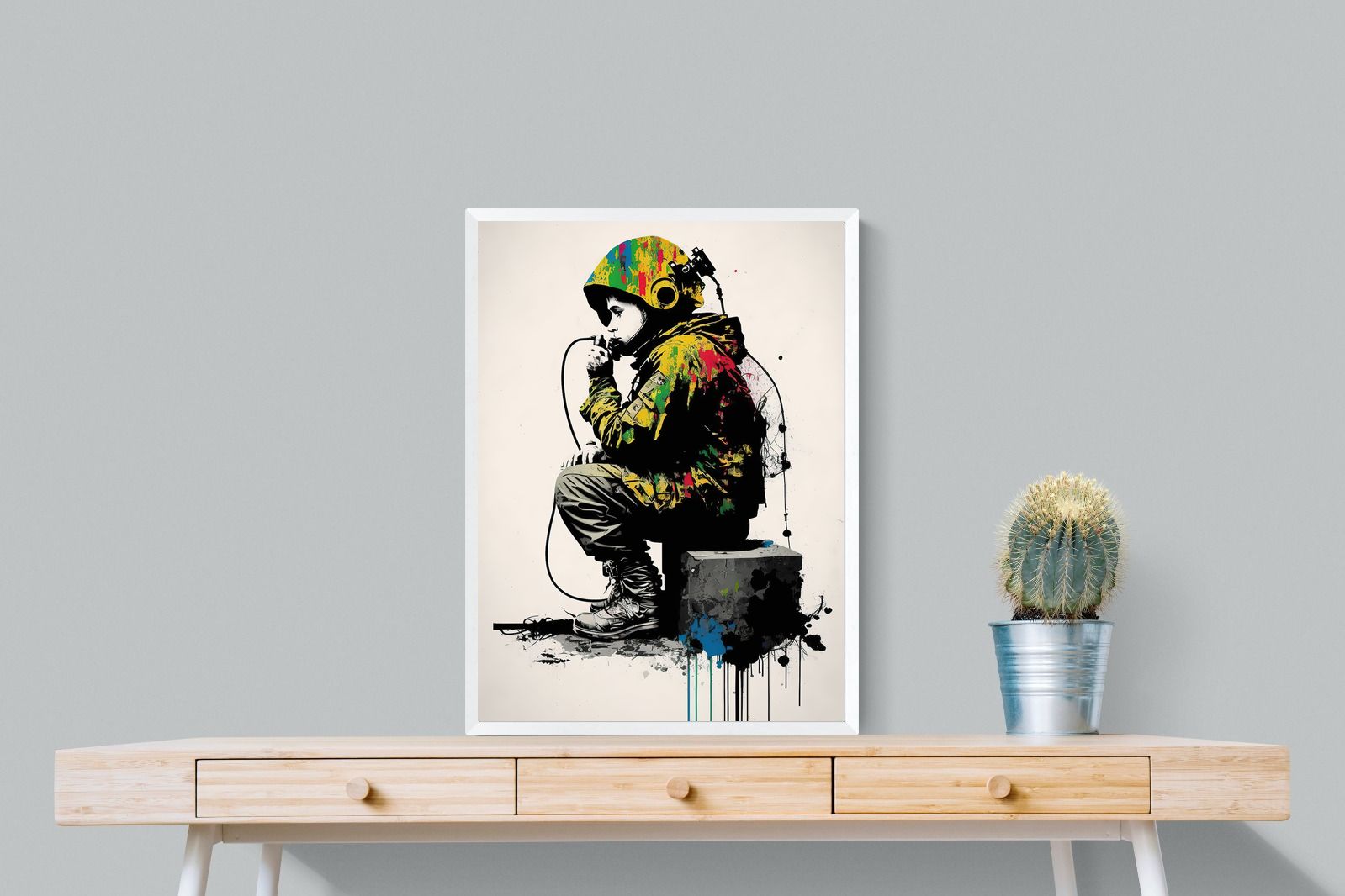 Pixalot Banksy Astronaut