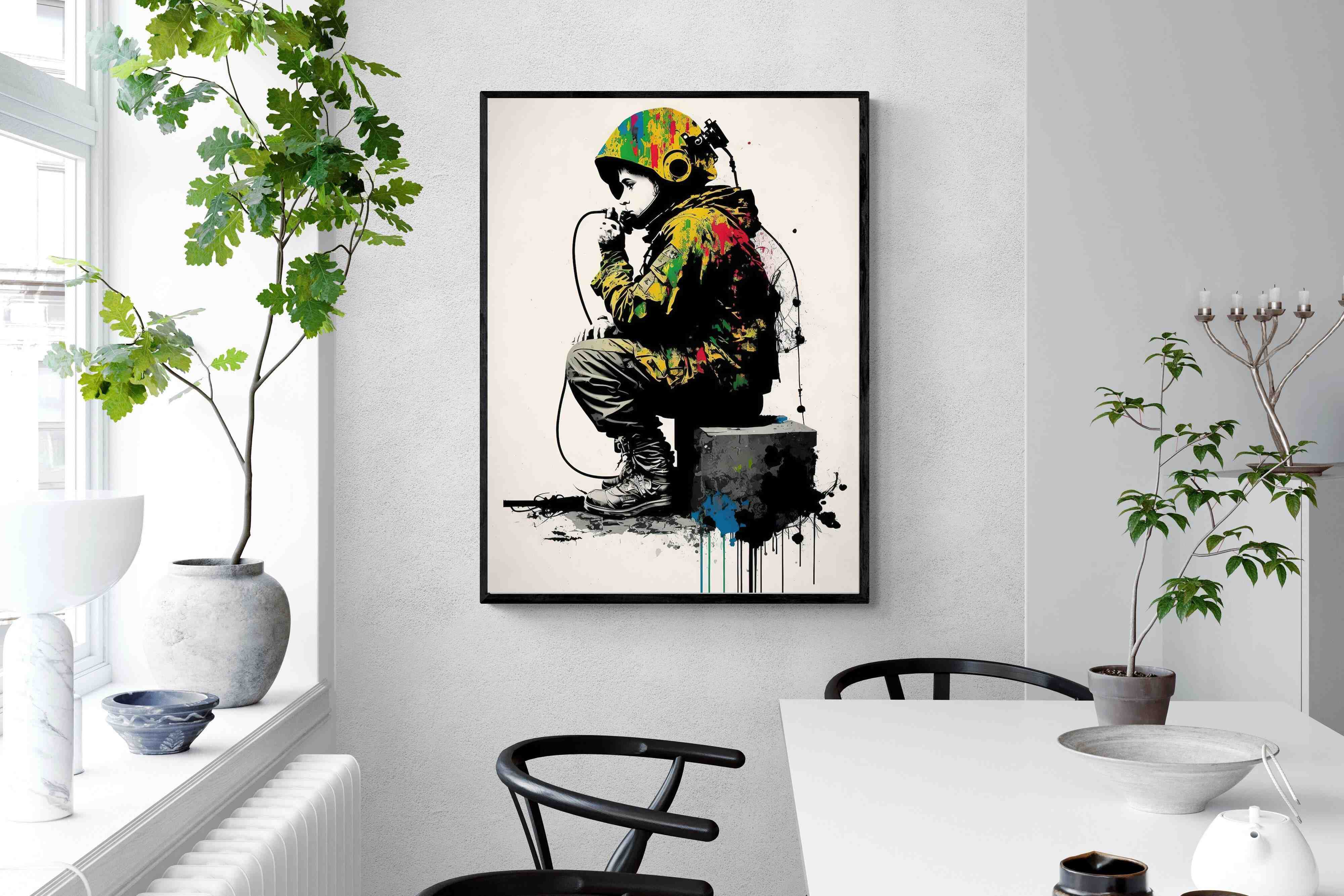 Pixalot Banksy Astronaut