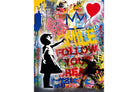 Banksy Basquiat Tribute Art-Wall_Art-Pixalot