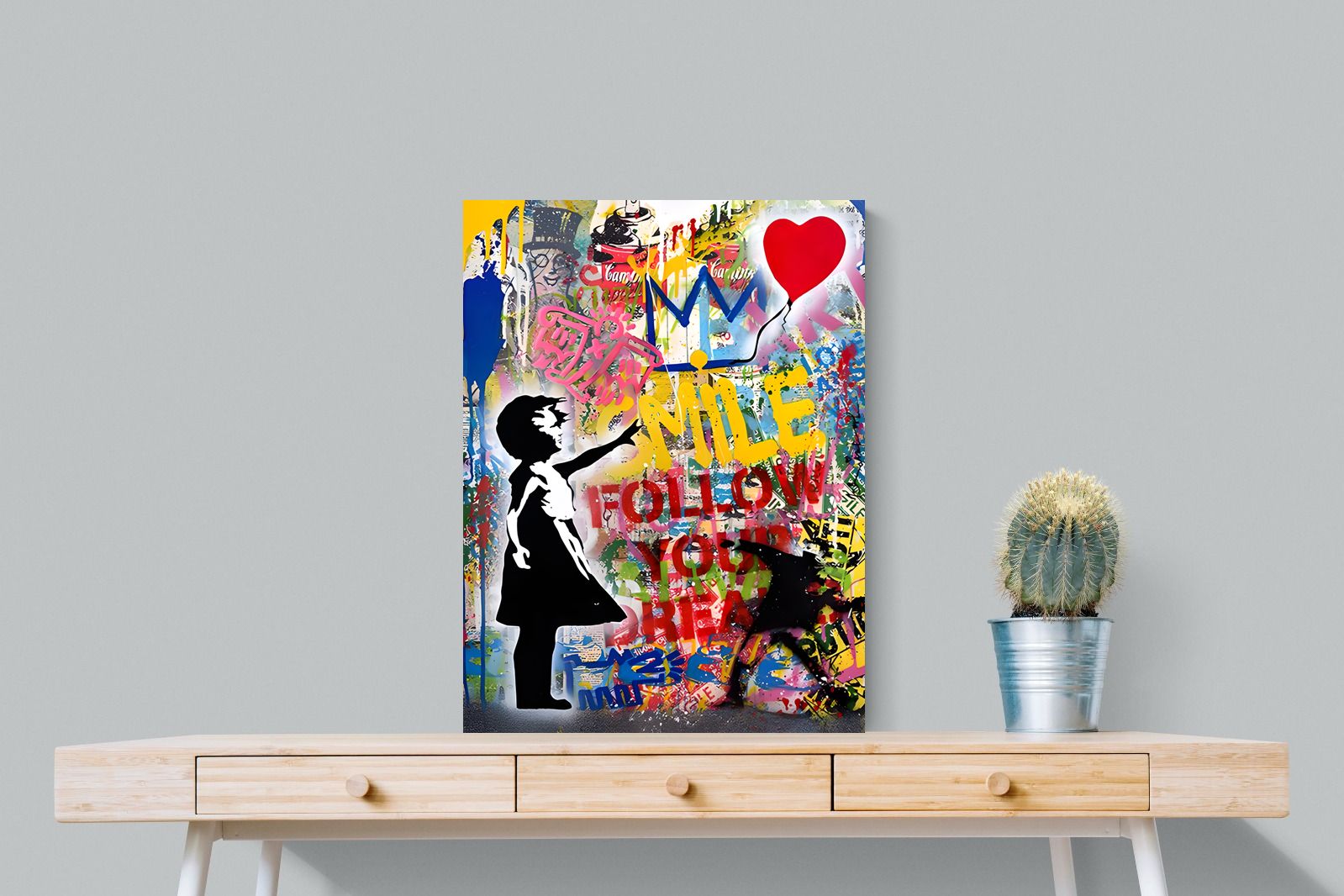 Pixalot Banksy Basquiat Tribute Art