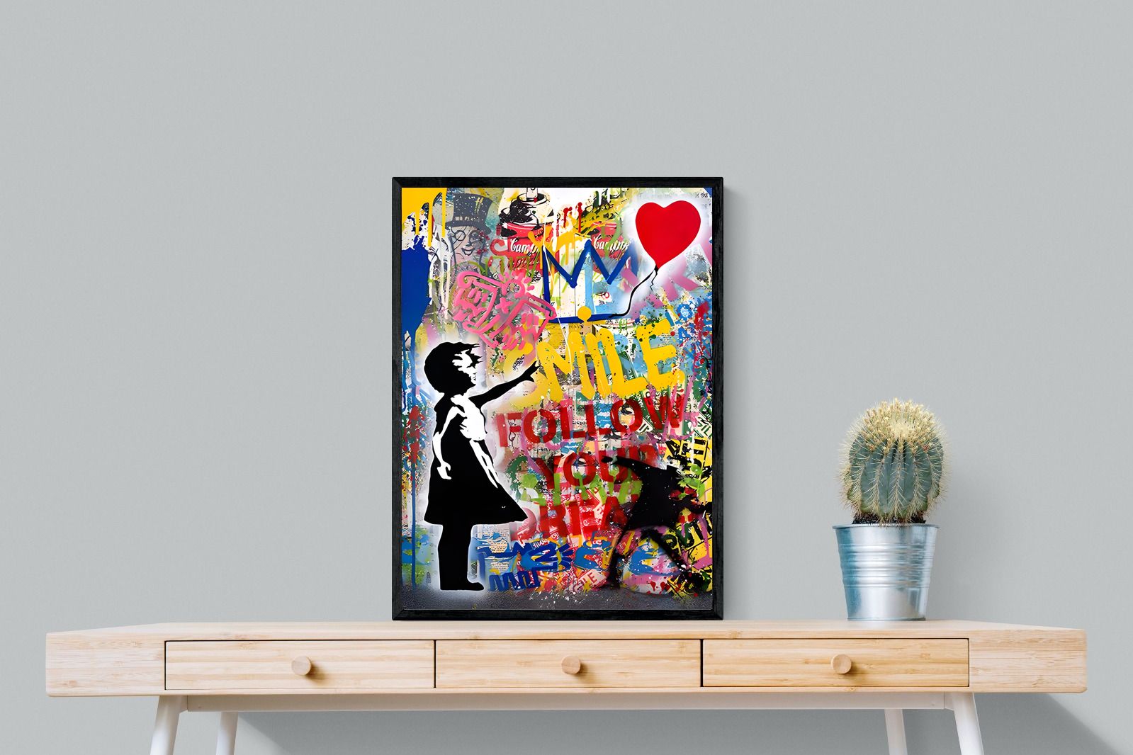 Pixalot Banksy Basquiat Tribute Art