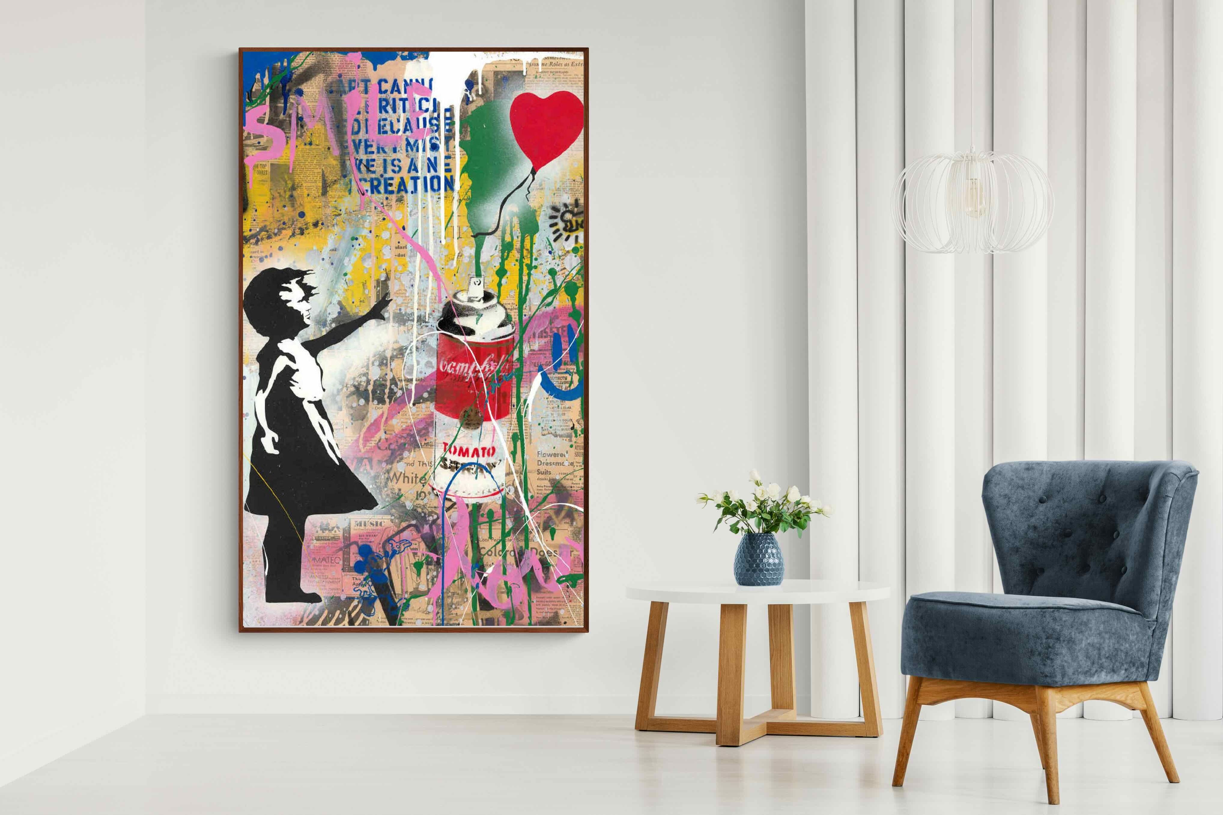 Pixalot Banksy Tribute Street Art