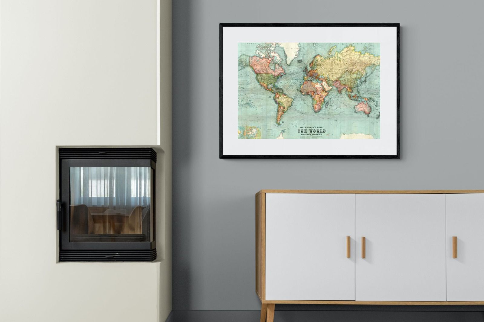 Pixalot ® Bartholomew's Chart of the World