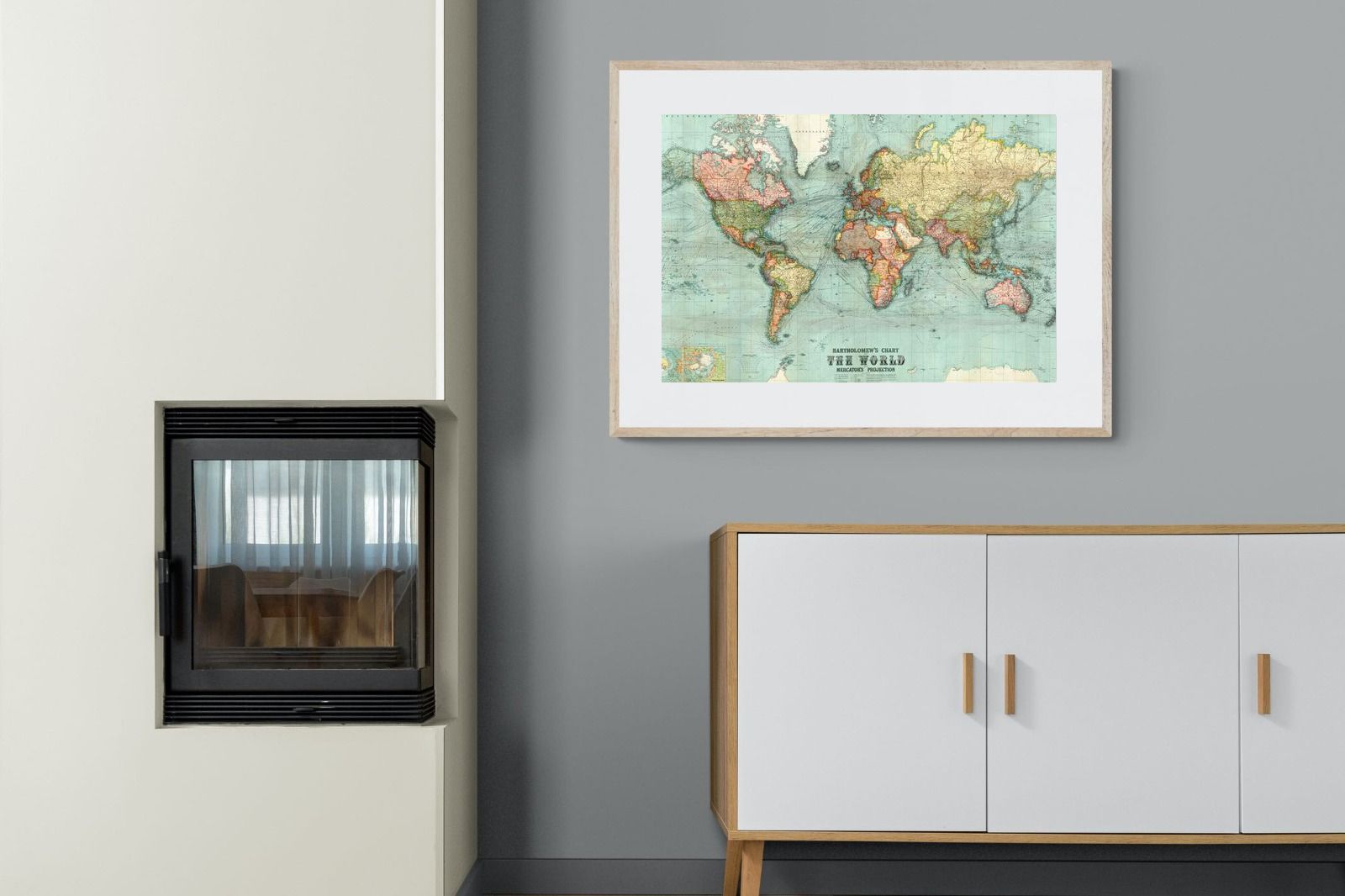 Pixalot ® Bartholomew's Chart of the World