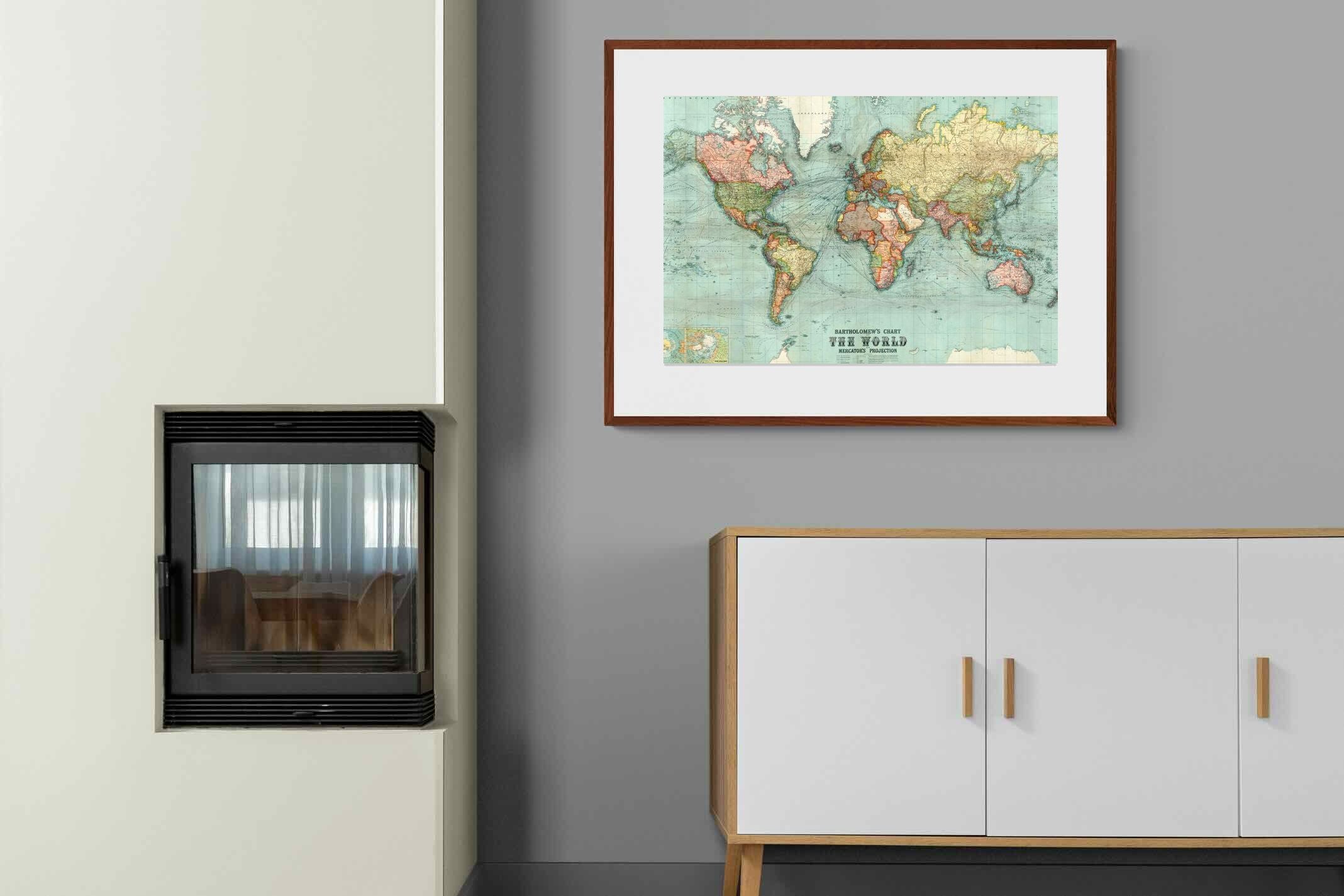 Pixalot ® Bartholomew's Chart of the World