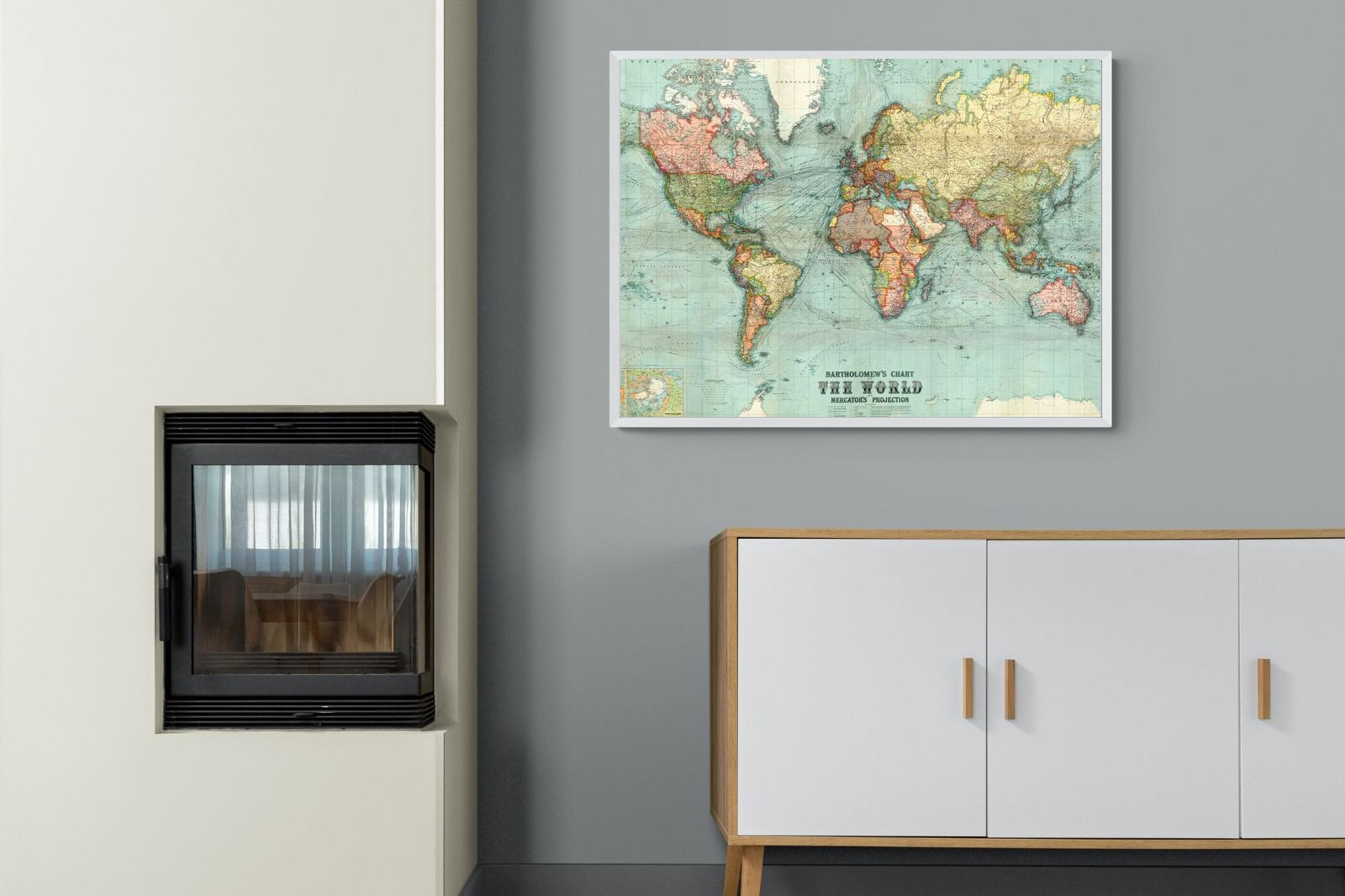 Pixalot ® Bartholomew's Chart of the World