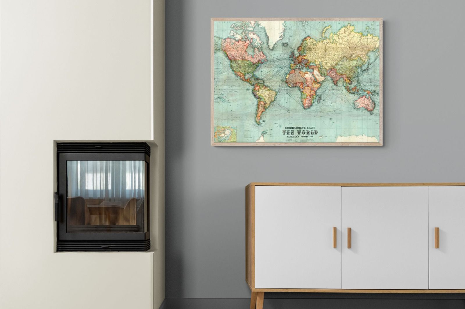 Pixalot ® Bartholomew's Chart of the World