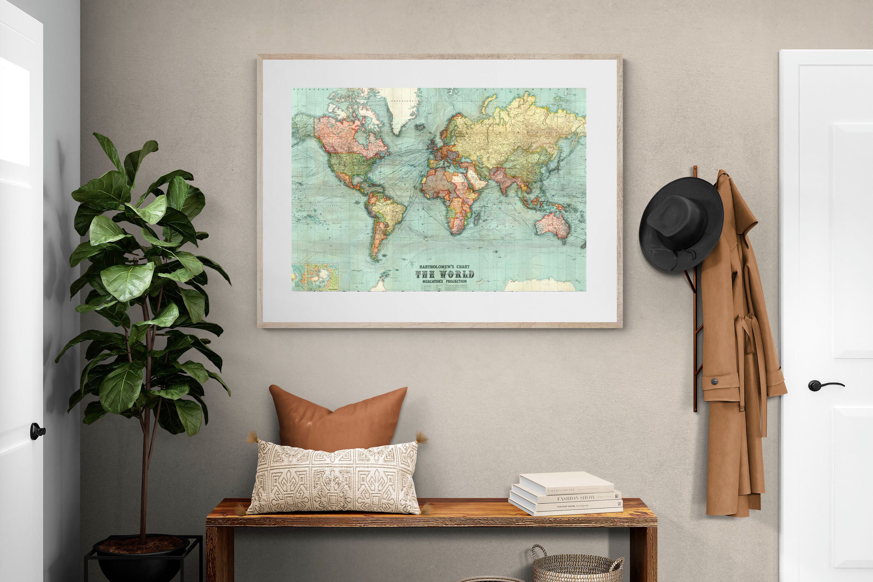 Pixalot ® Bartholomew's Chart of the World