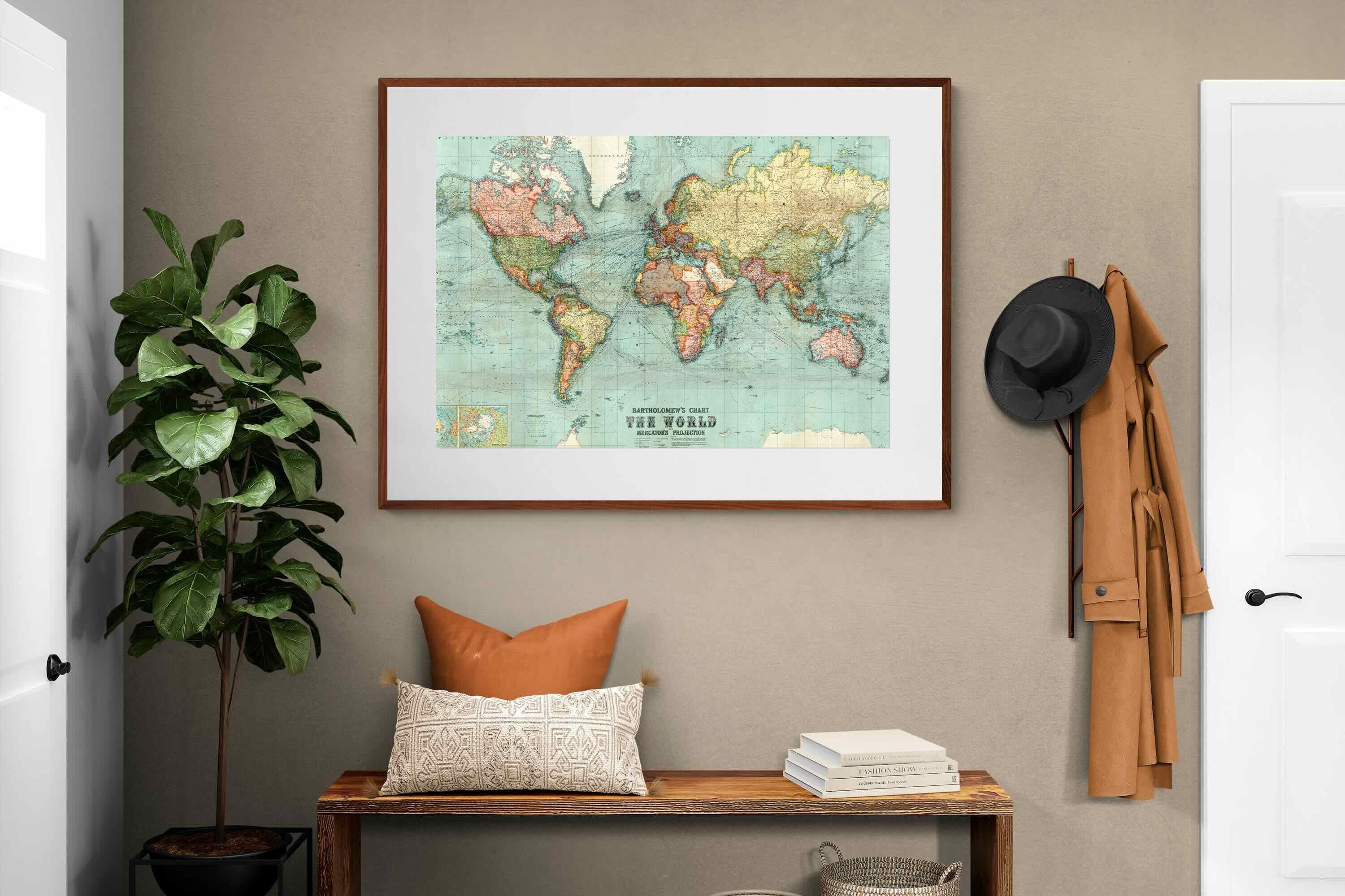 Pixalot ® Bartholomew's Chart of the World