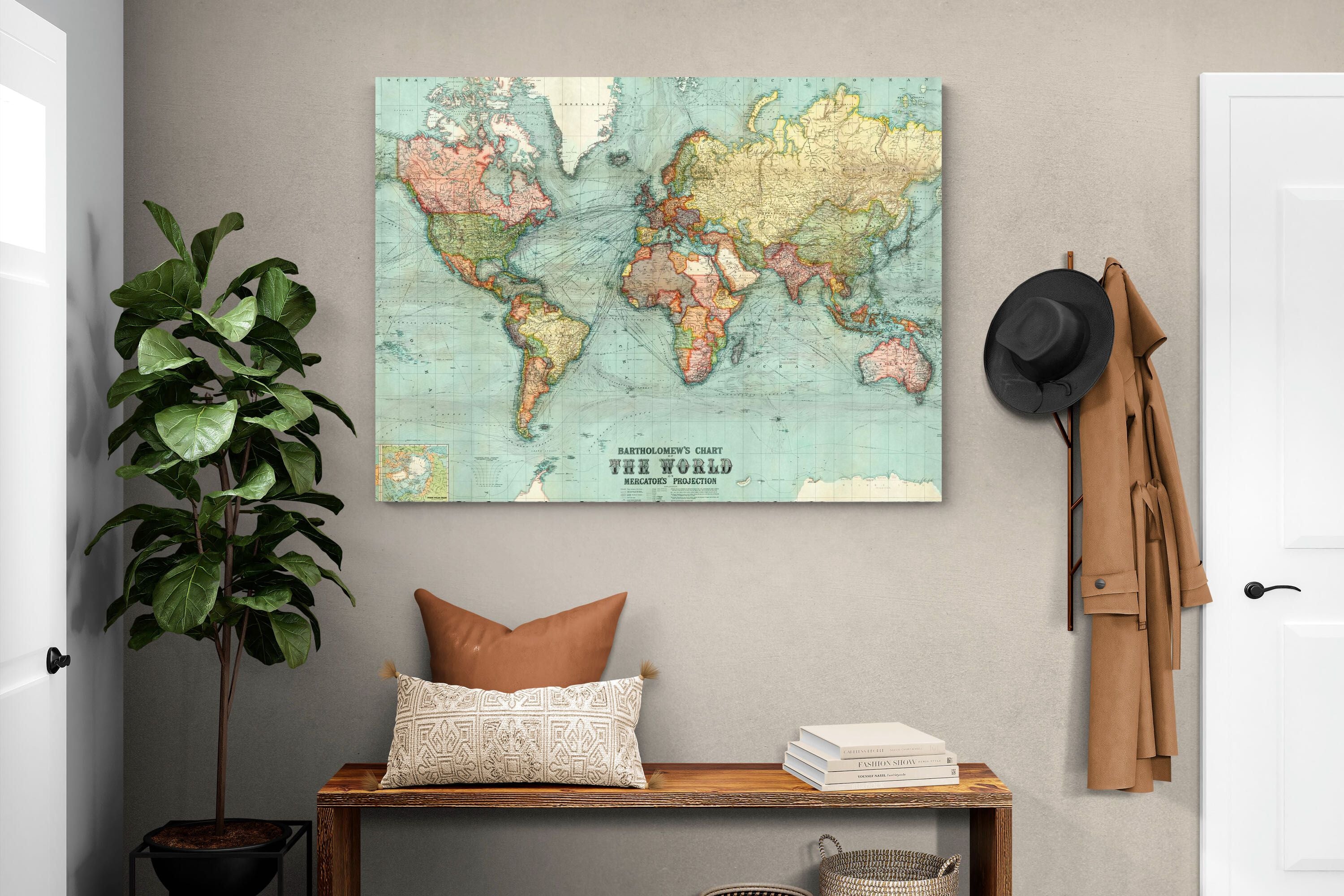 Pixalot ® Bartholomew's Chart of the World