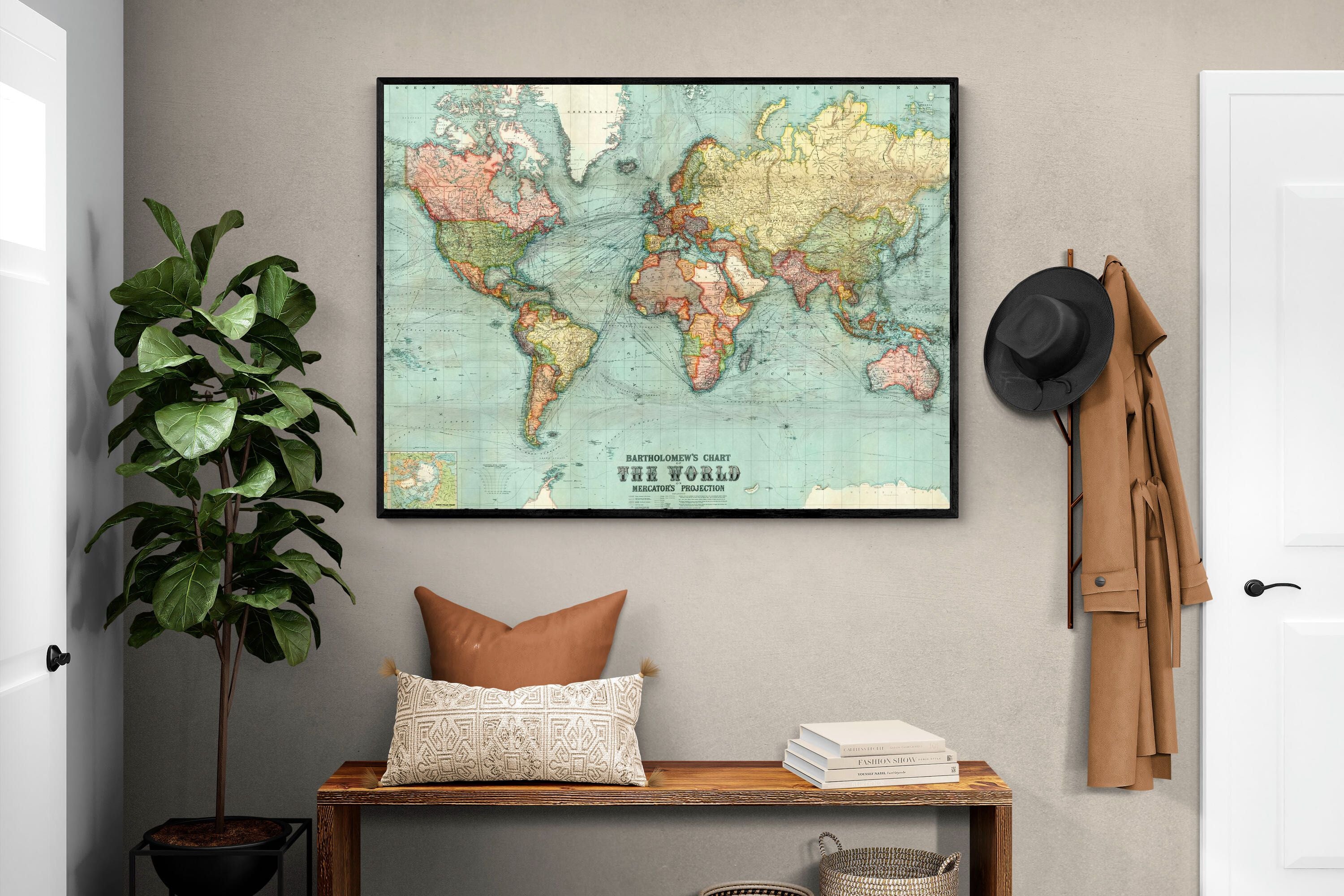 Pixalot ® Bartholomew's Chart of the World
