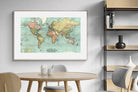 Pixalot ® Bartholomew's Chart of the World