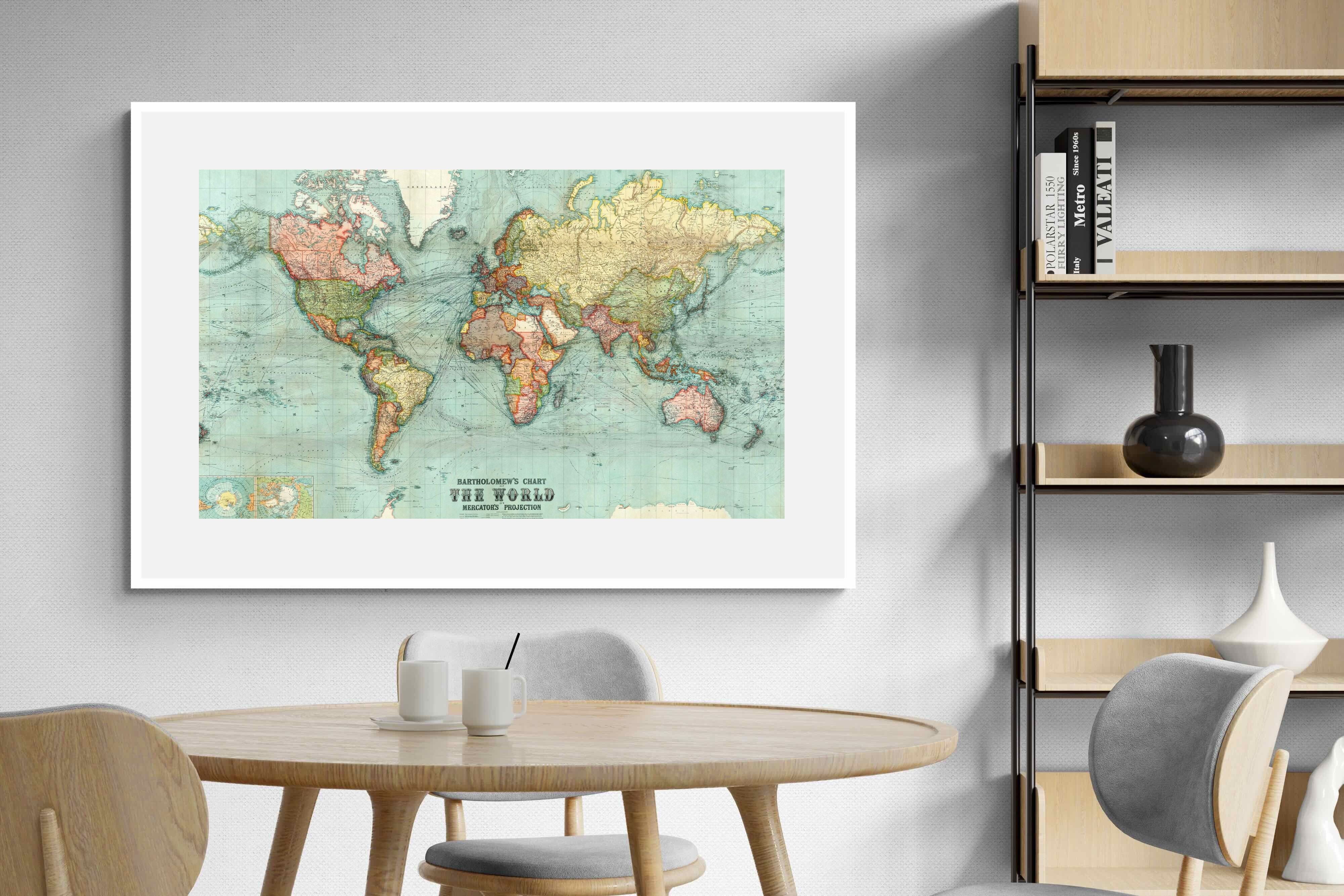 Pixalot ® Bartholomew's Chart of the World
