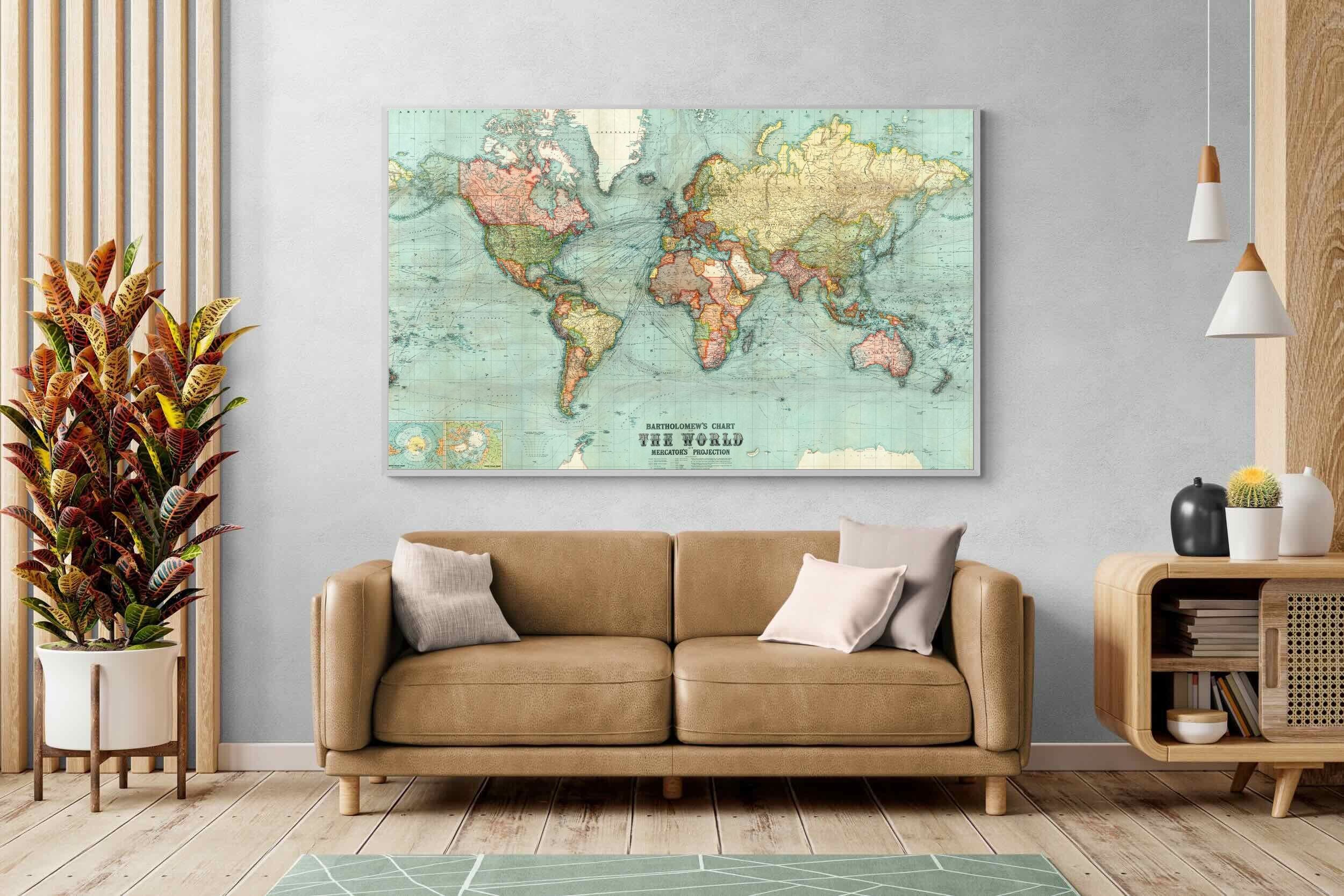 Pixalot ® Bartholomew's Chart of the World