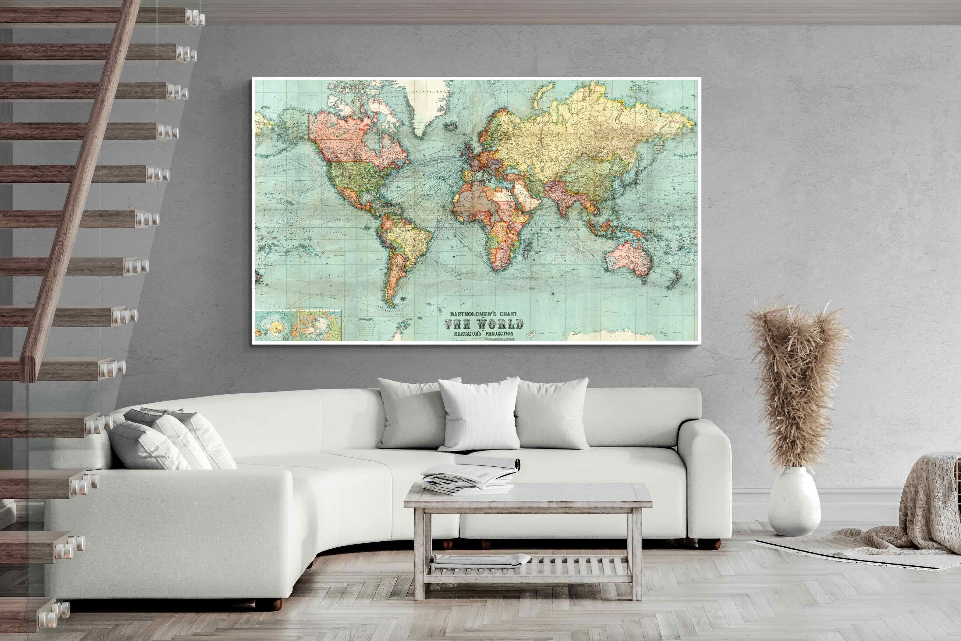 Pixalot ® Bartholomew's Chart of the World