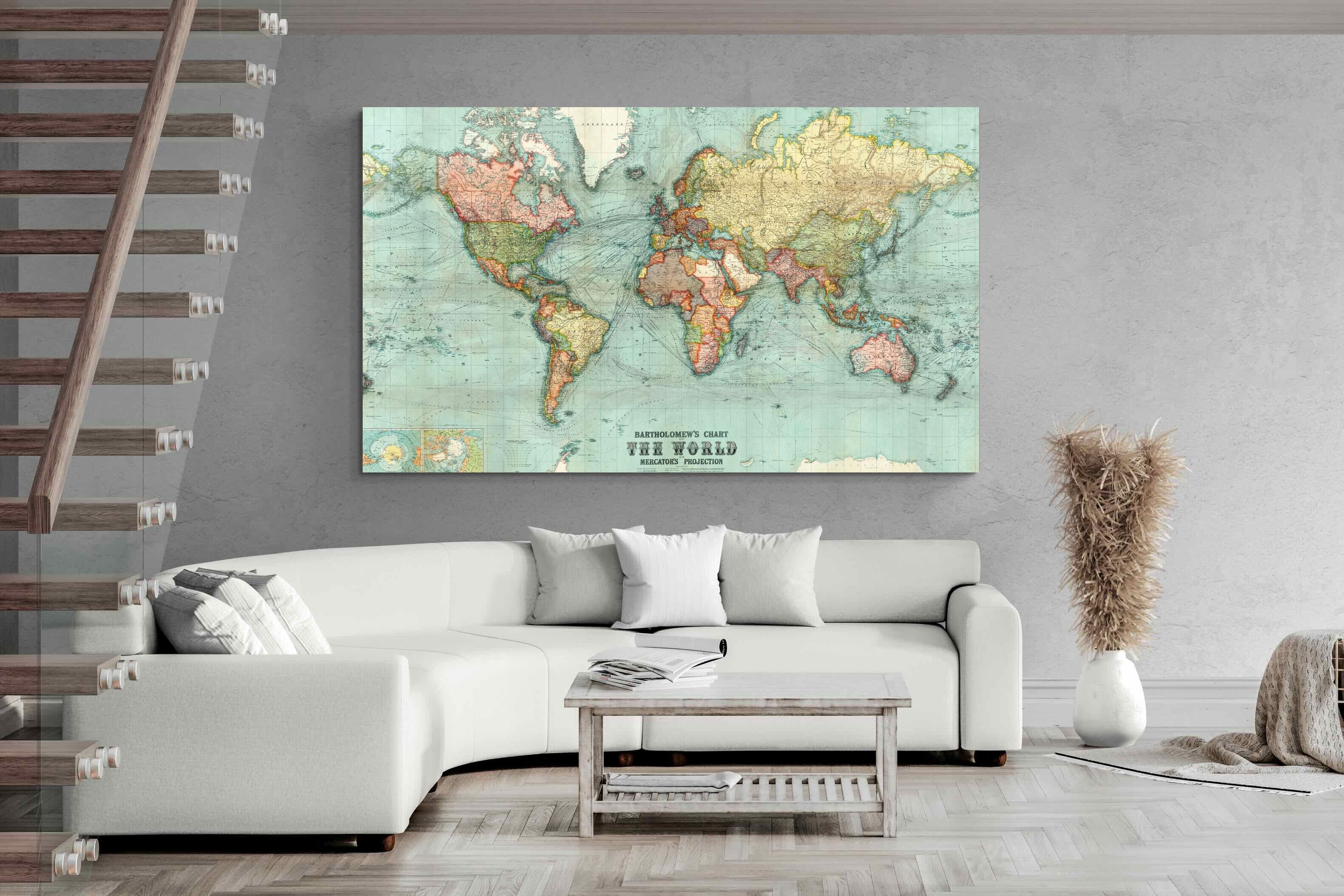 Pixalot ® Bartholomew's Chart of the World